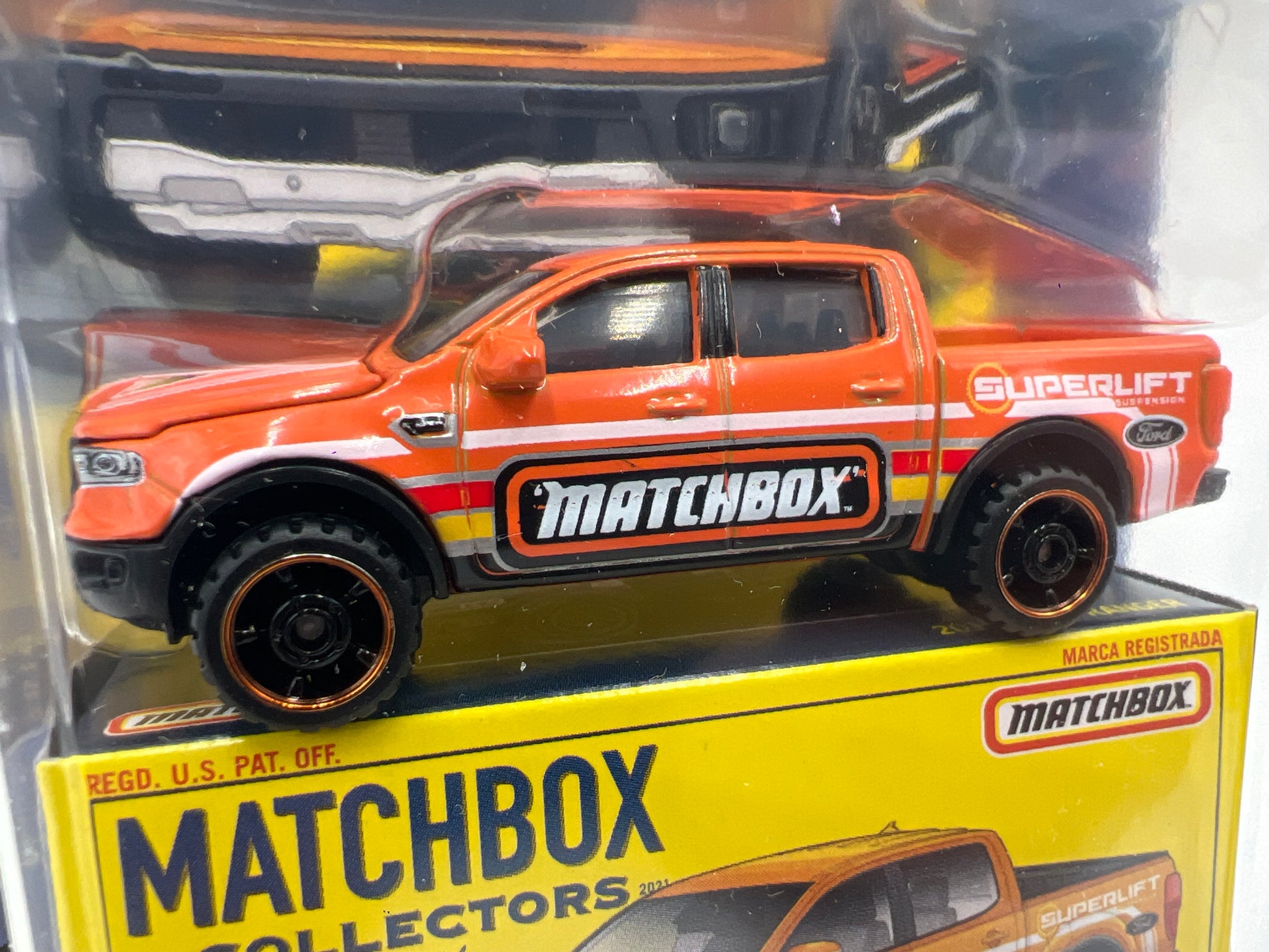 Matchbox Ford Ranger 2019 [7/20, arancione Matchbox Ford Ranger 2019 [7/20, arancione