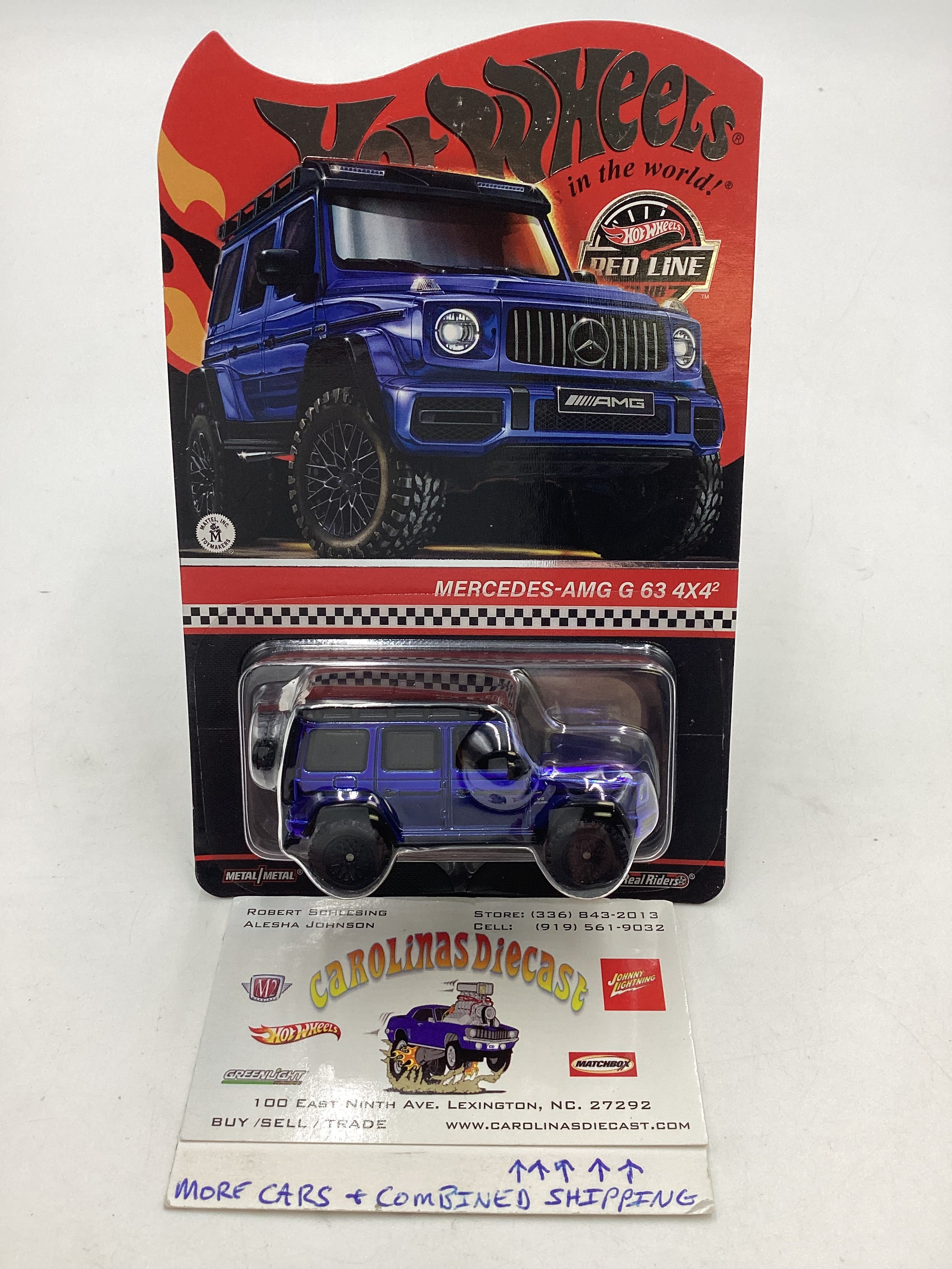 2024 Hot Wheels RLC Mercedes AMG G 63 4x4 03018/30000 with protector –  carolinasdiecast