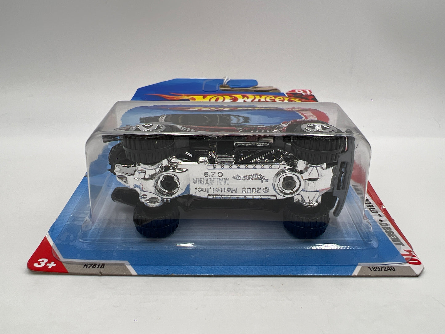 2010 Hot Wheels Race World Desert #189 Toyota Off-Road Truck Black 94D