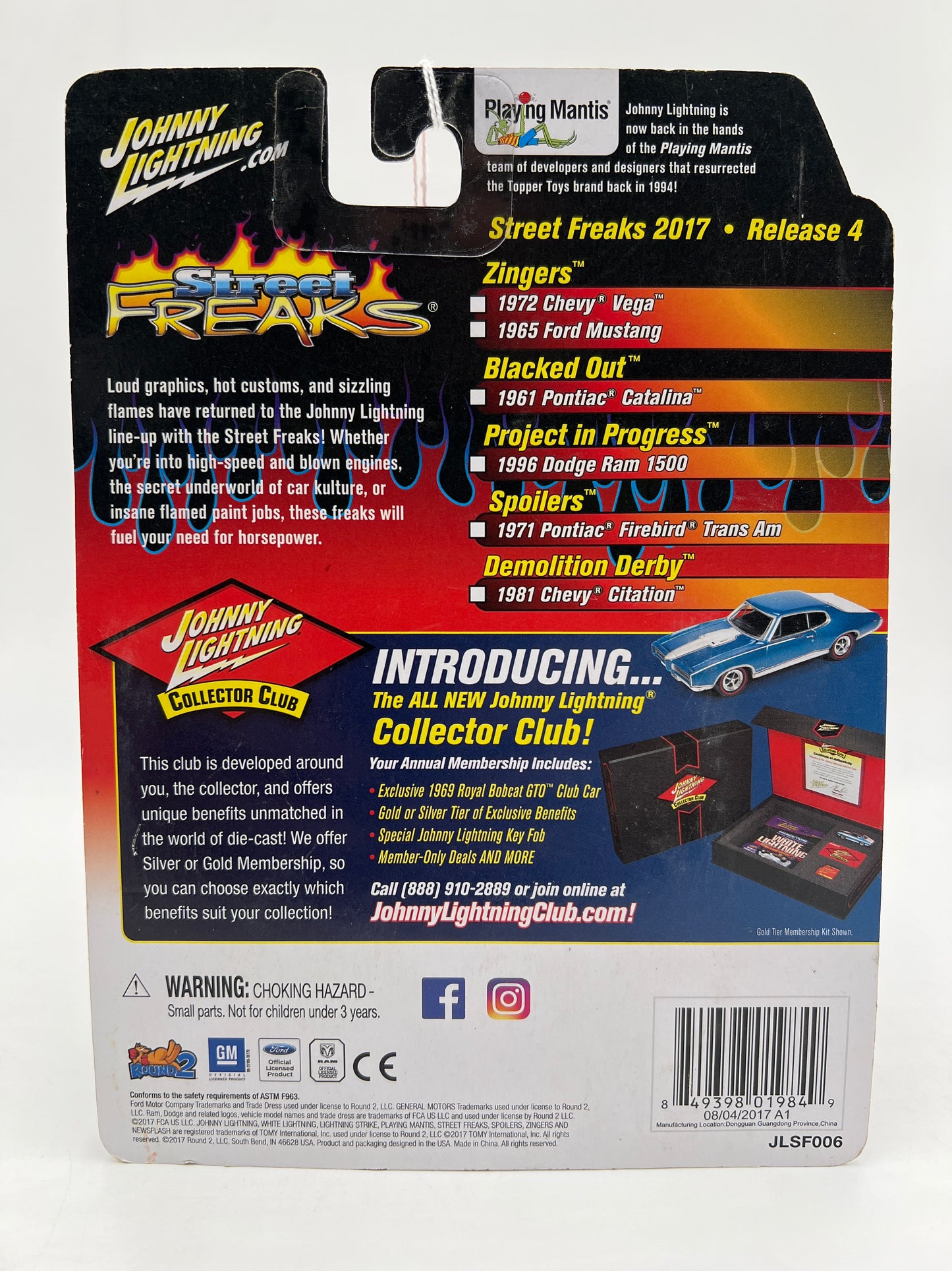 Johnny Lightning Project In Progress Release 4 Version B #4 1996 Dodge Ram 1500 Green/Red