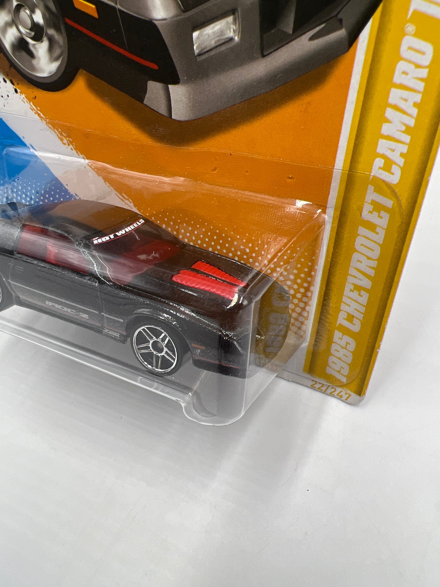 2012 Hot Wheels New Models #22 1985 Chevrolet Camaro Walmart Exclusive IROC-Z Black W/Protector