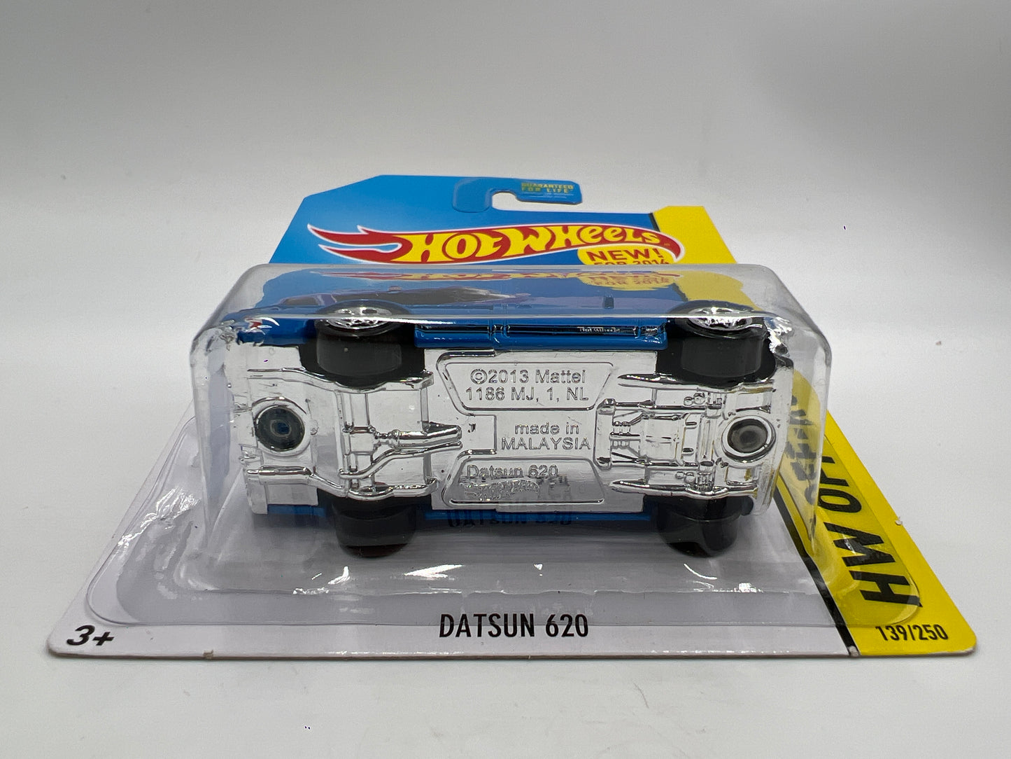 2014 Hot Wheels Kmart Exclusive Off-Road #139 Datsun 620 Blue W/Protector