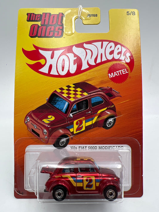 Hot Wheels Target Exclusive The Hot Ones #5 60s Fiat 500D Modificado Red