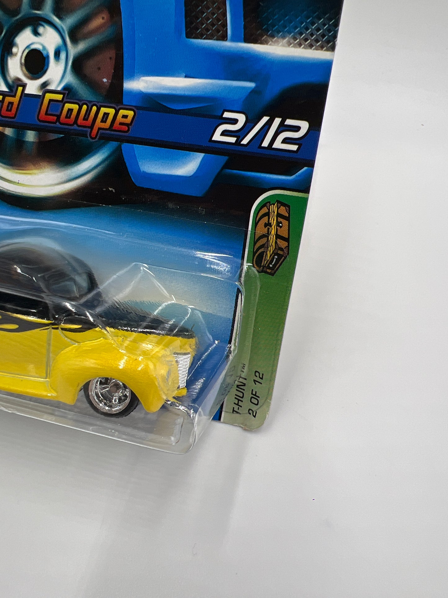 2006 Hot Wheels T-Hunt Series #40 40 Ford Coupe Yellow/Black W/Real Riders