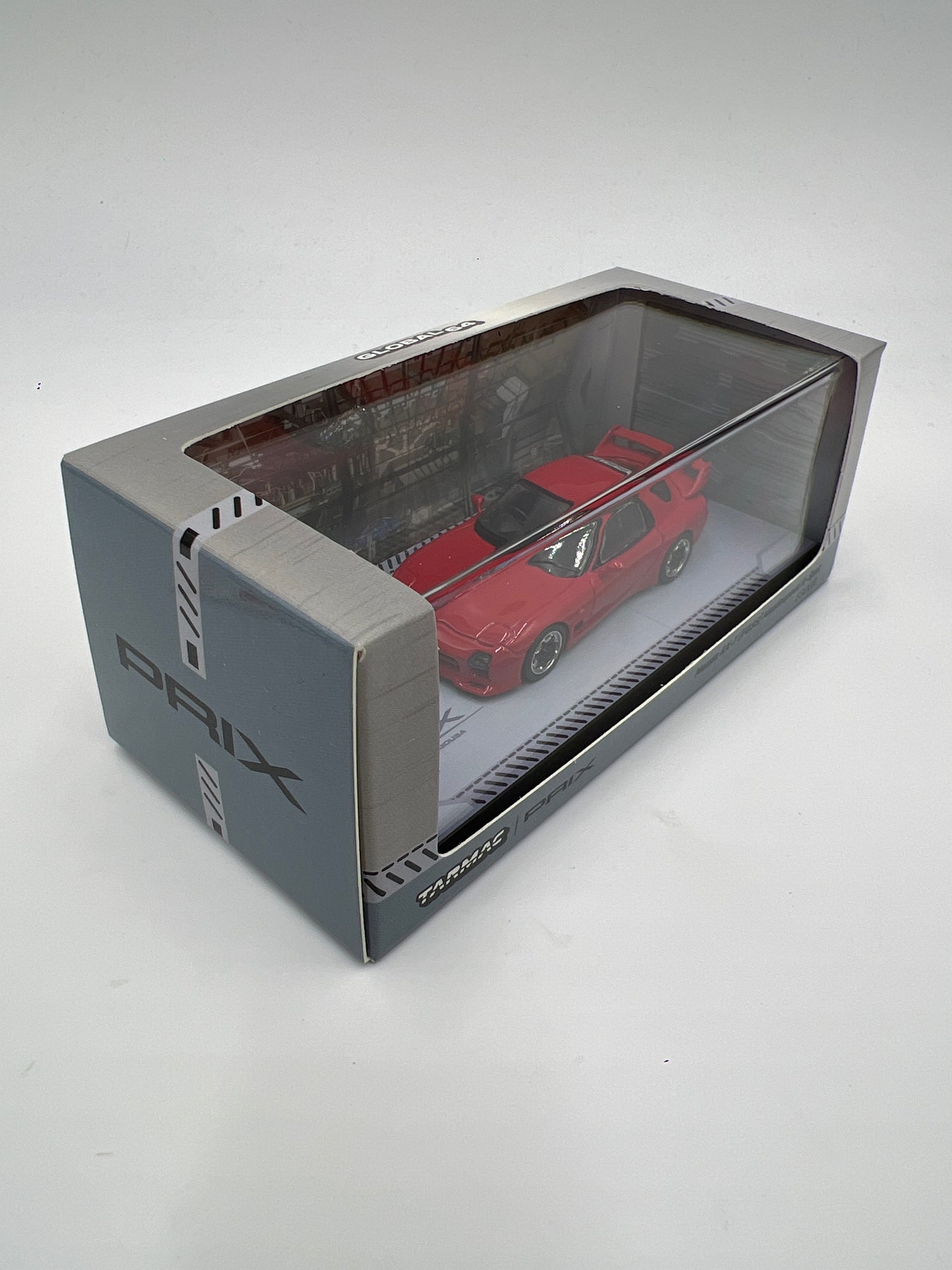 Tarmac Works x Global 64 PRIX Mazda RX-7 FD3S Mazdaspeed A-Spec ESDER Red