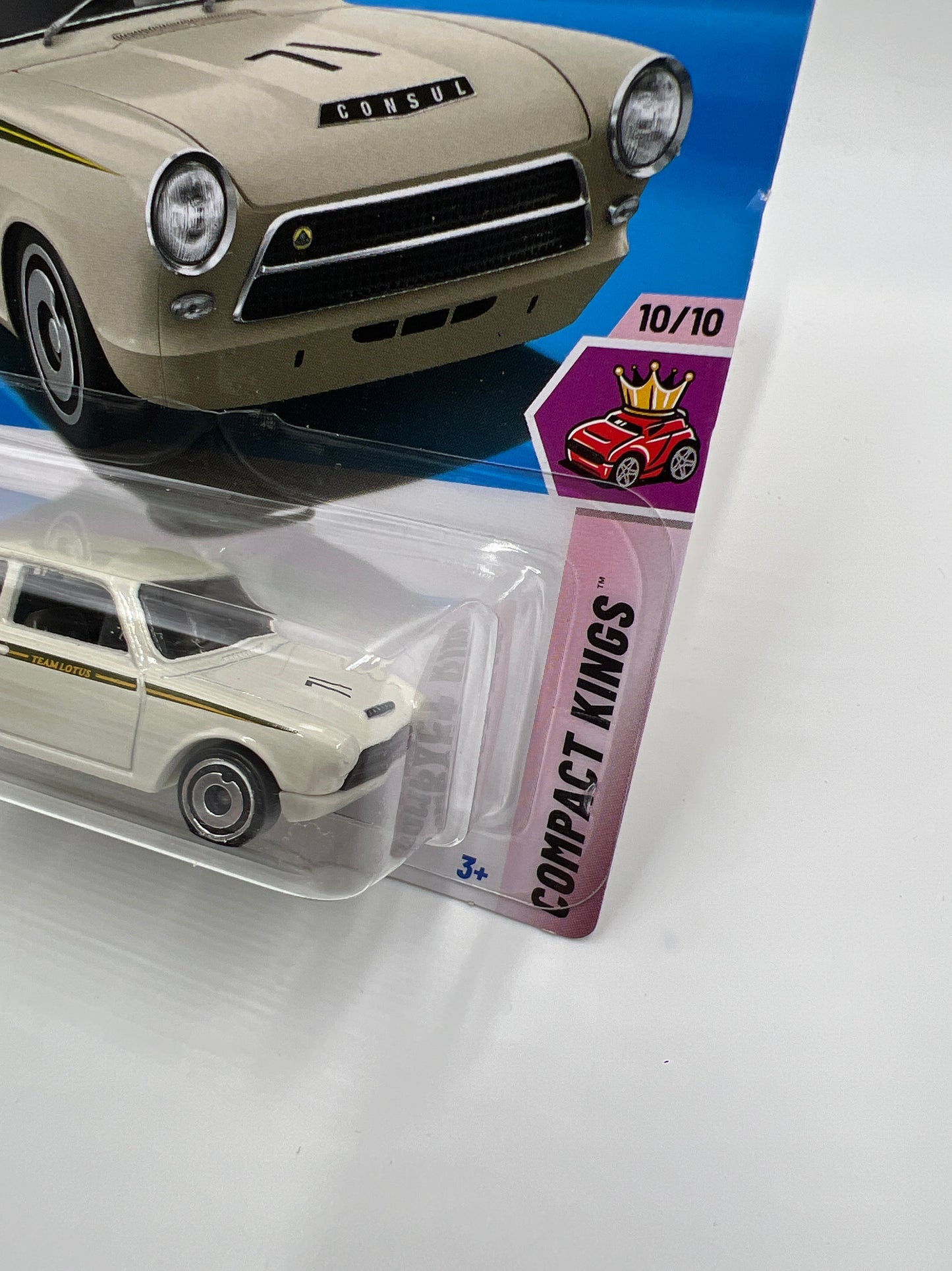 2025 Hot Wheels L Case Compact Kings #213 Lotus Cortina White 68E