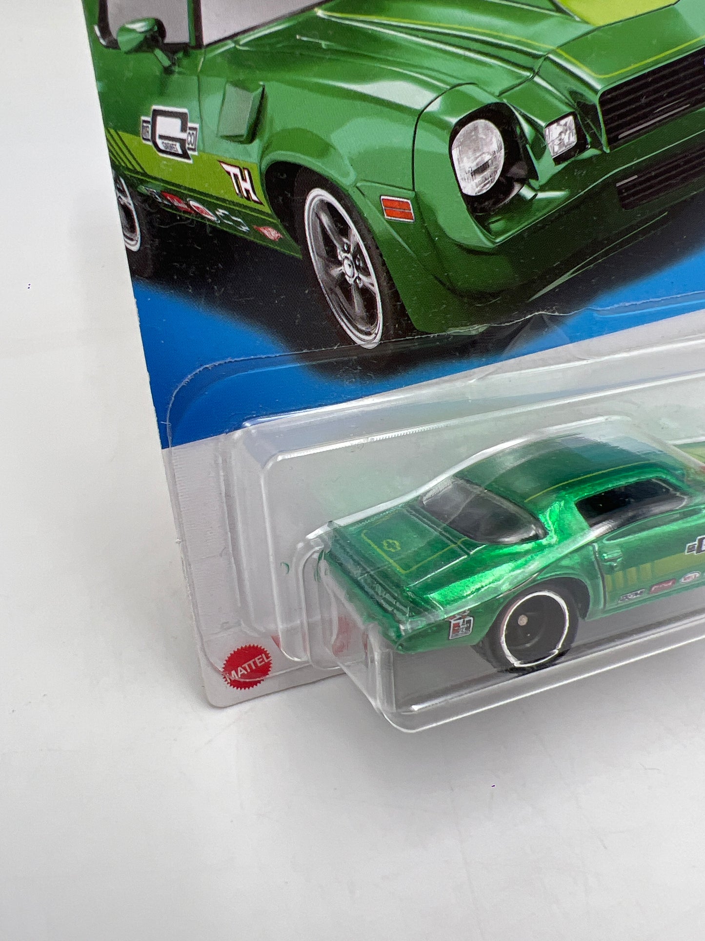 2022 Hot Wheels Super Treasure Hunt #248 81 Camaro Green W/ Protector
