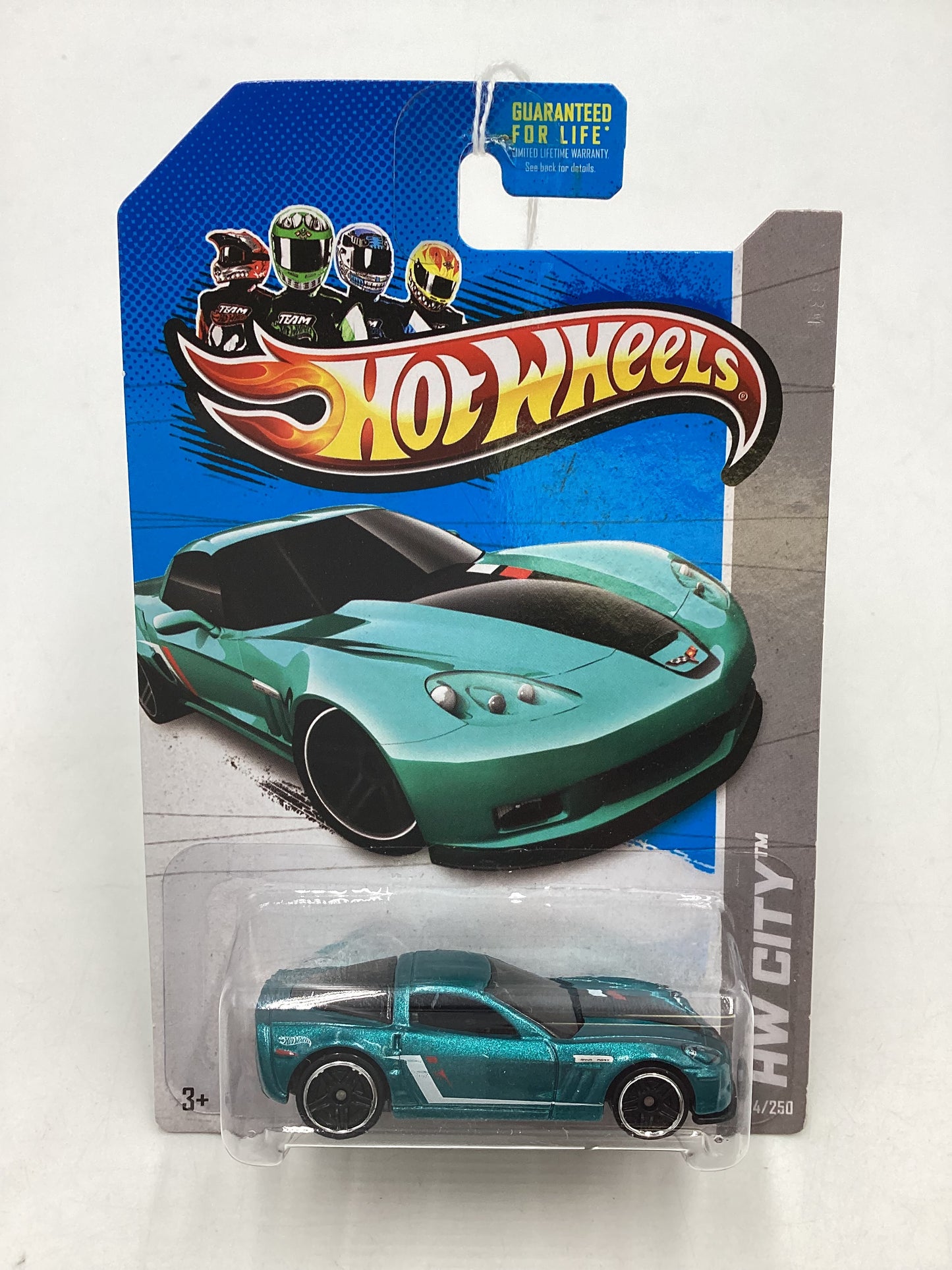 2013 Hot Wheels #24 11 Corvette Grand Sport Teal 9A