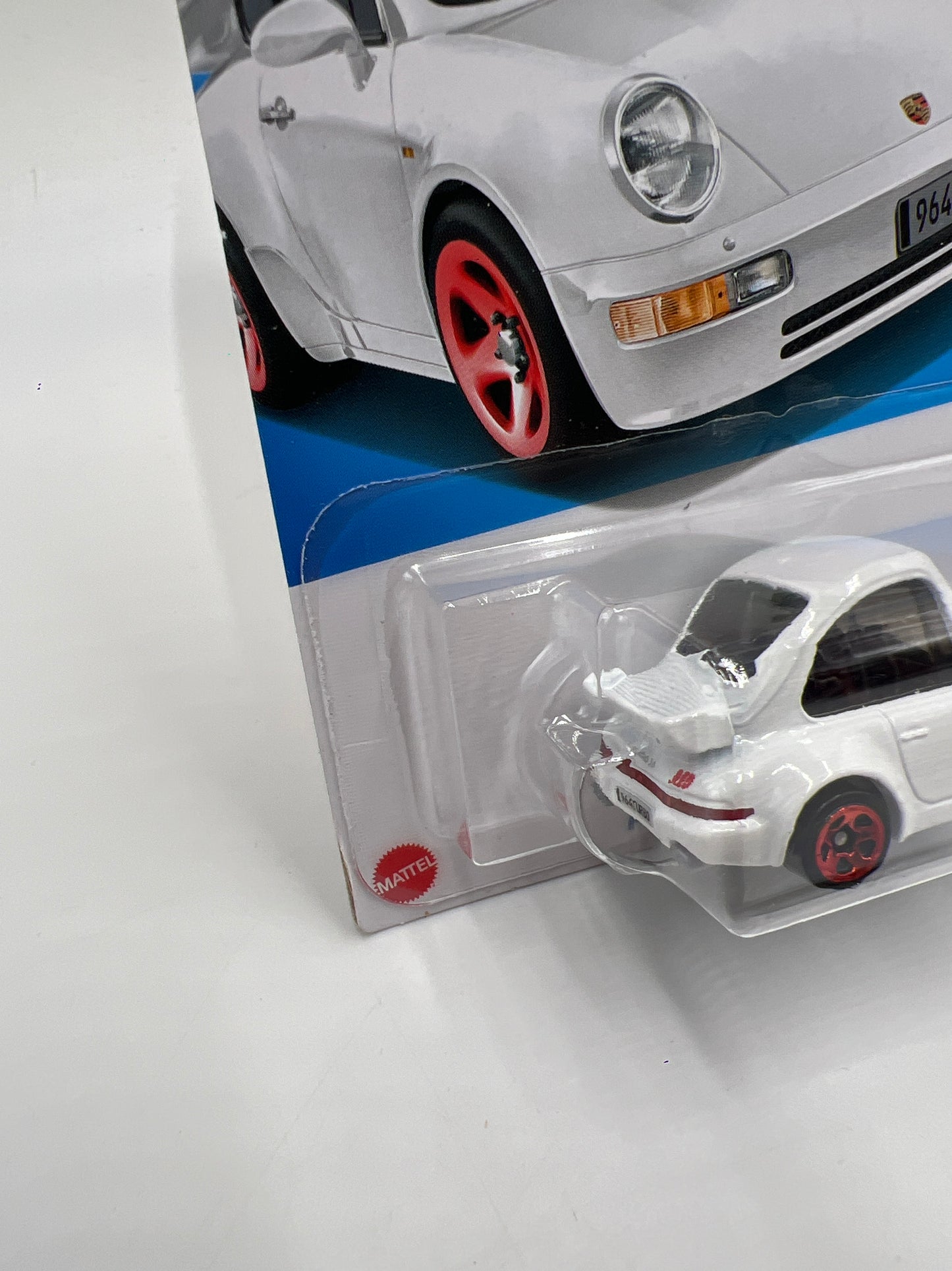 2024 Hot Wheels Target Exclusive Red Edition #199 Porsche 911 Turbo 3.6 964 Tooned White 143A