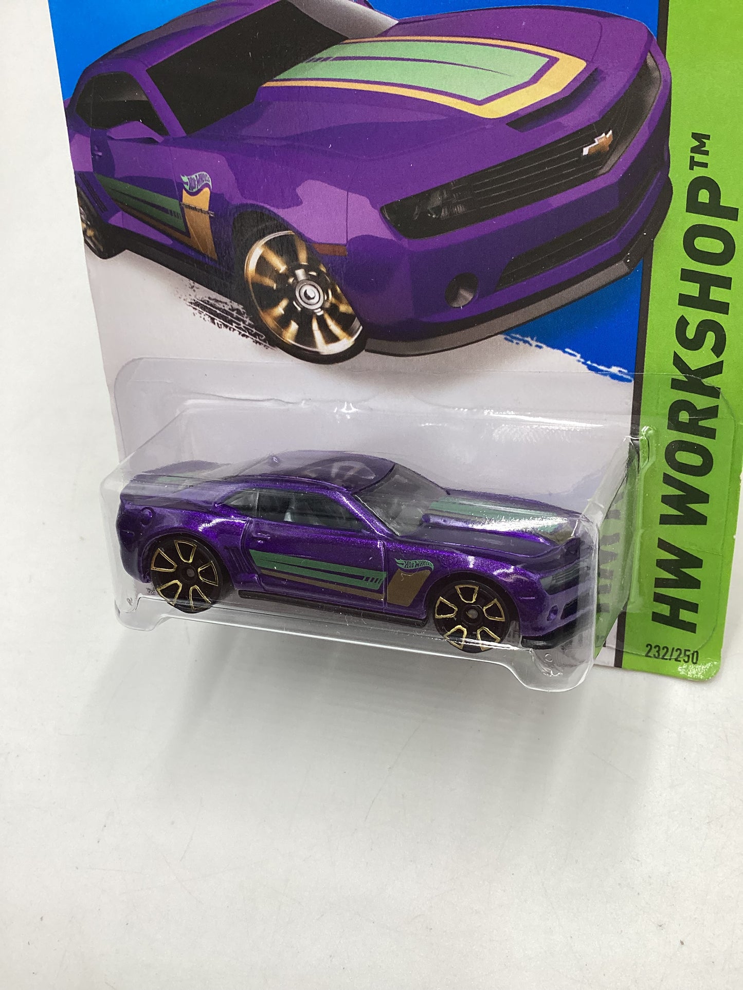 2015 Hot Wheels Workshop #232 13 Hot Wheels Chevy Camaro Special Edition 5H