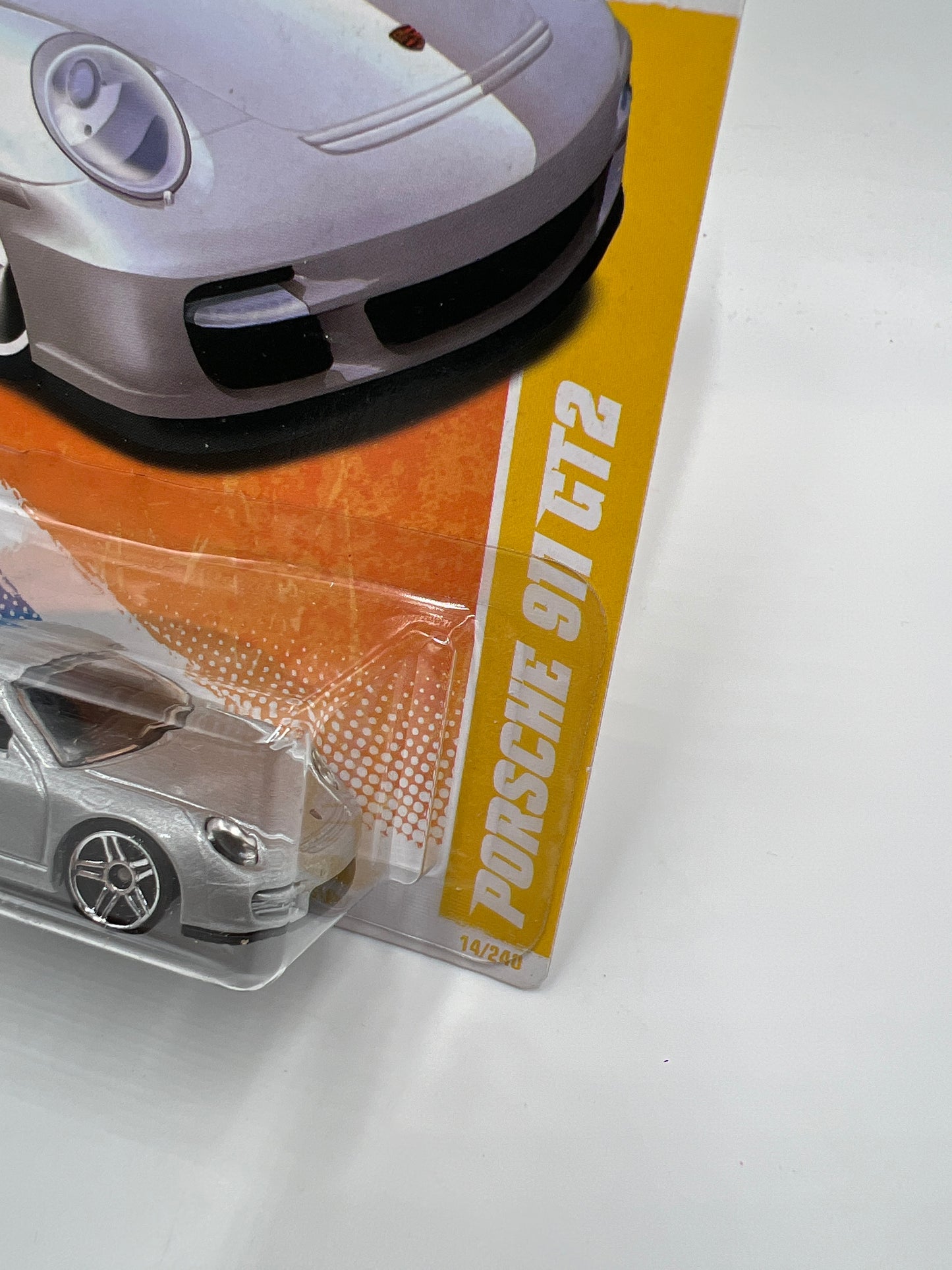 2010 Hot Wheels New Models #14 Porsche 911 GT2 Silver SR