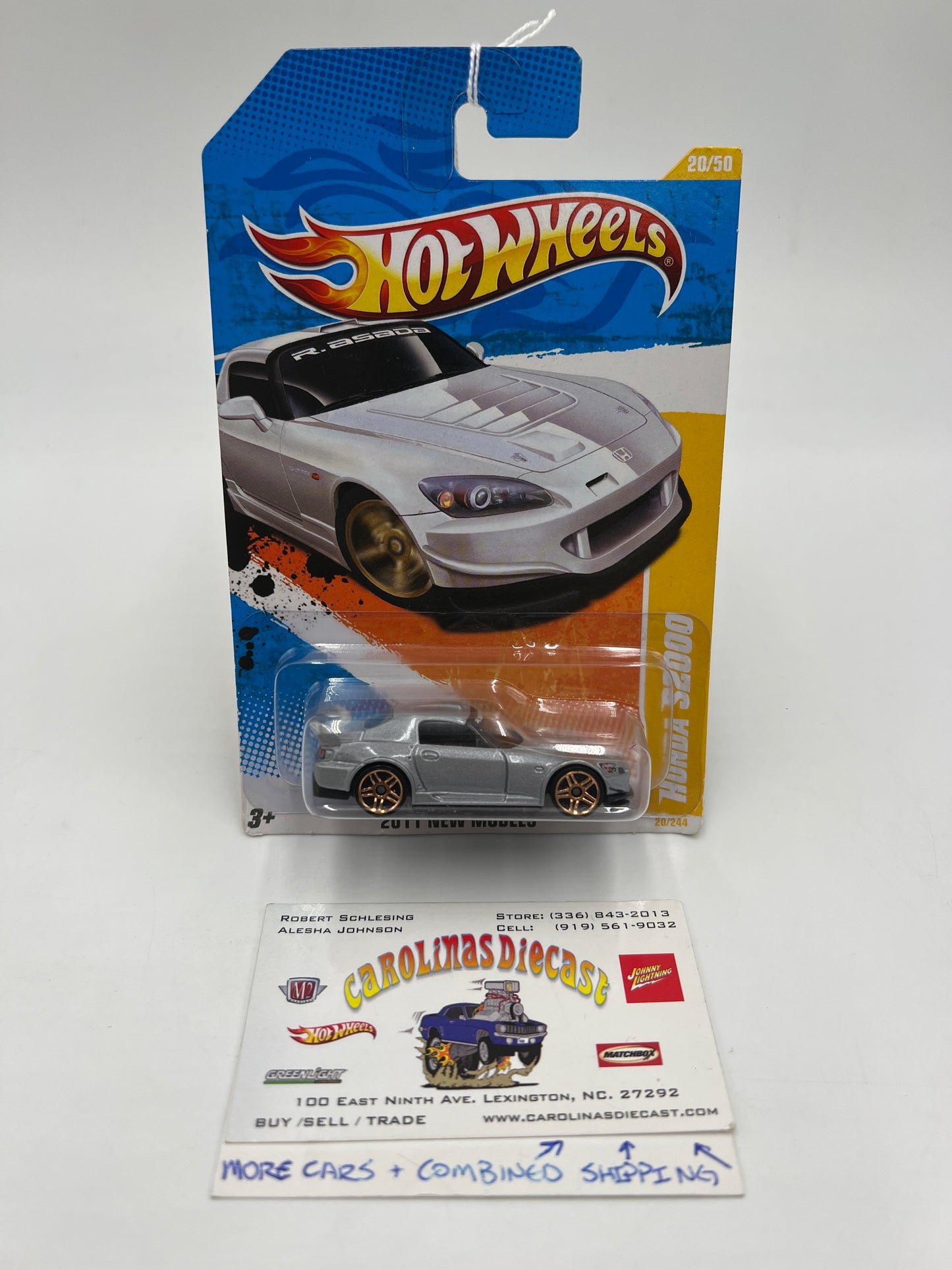 2011 Hot Wheels New Models #20 Honda S2000 Silver 79A