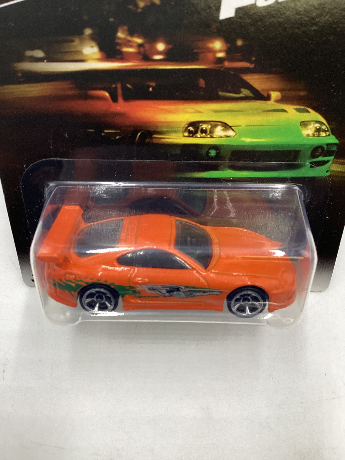 Hot wheels 2016 Fast and furious 94 Toyota supra orange #1 w/protector 69A