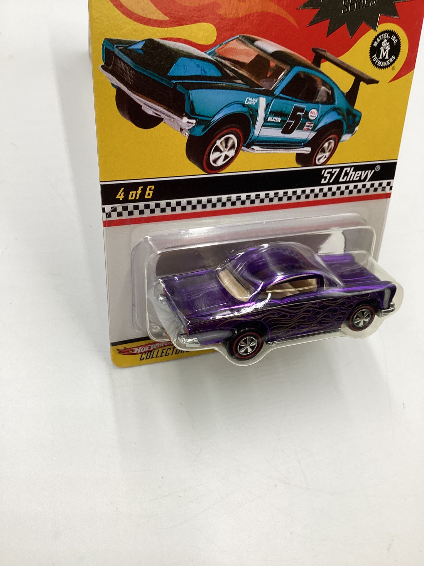 2006 Hot Wheels RLC Neo-Classic Series 5 #4 57 Chevy Purple #4453/11000 w/Protector