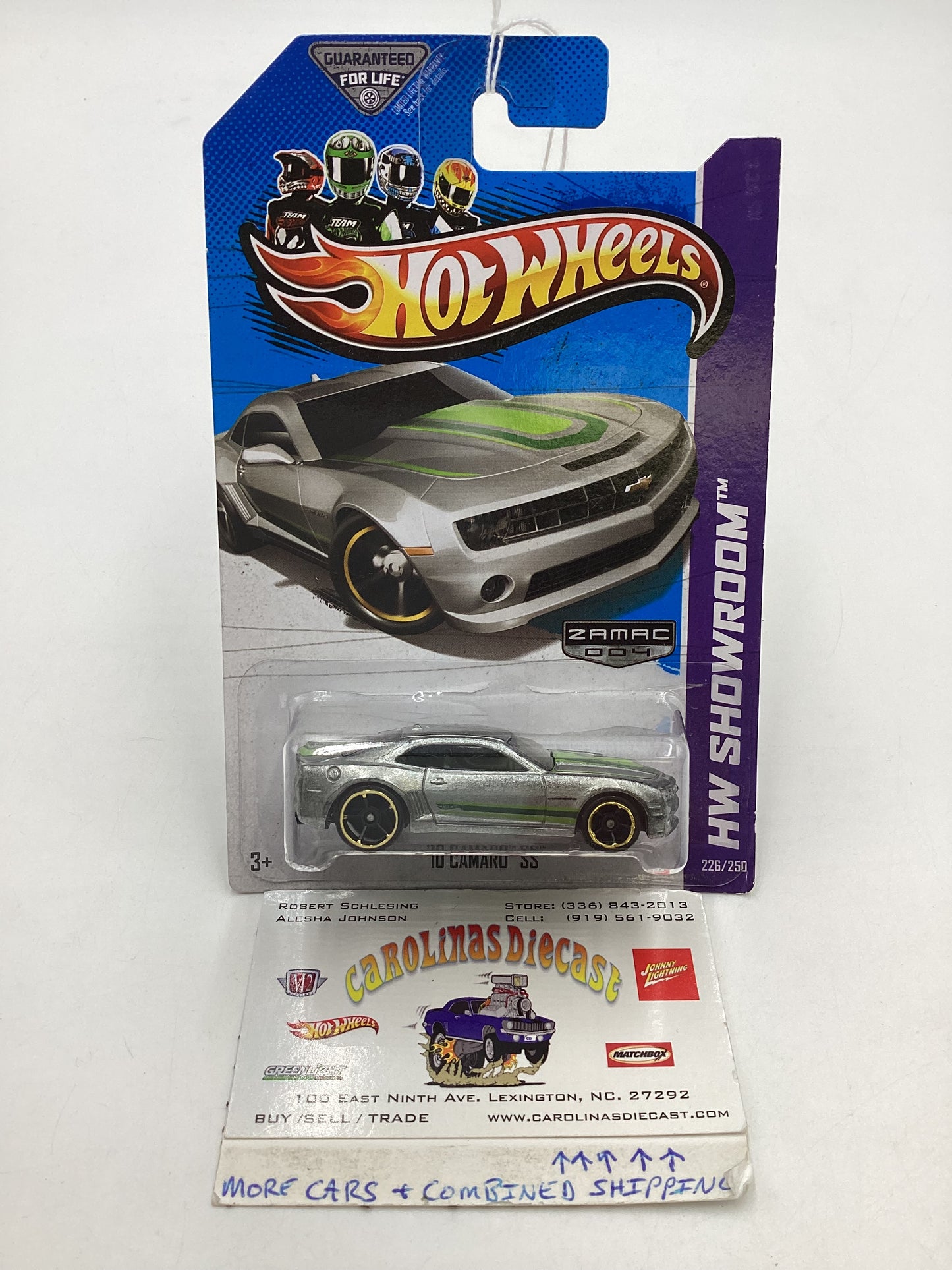 2013 Hot Wheels Zamac #004 10 Camaro SS #226 144C