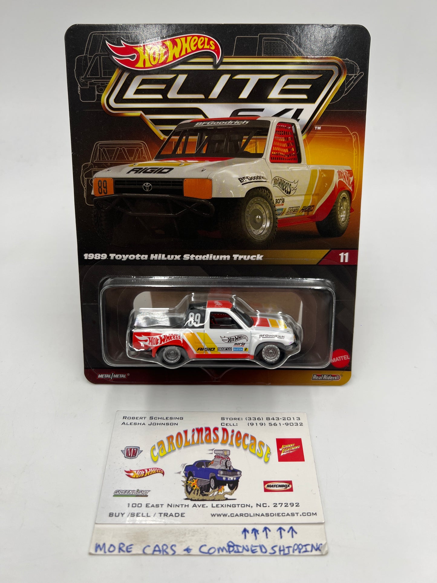 2025 Hot Wheels RLC Elite 64 #11 1989 Toyota HiLux Stadium Truck W/Protector