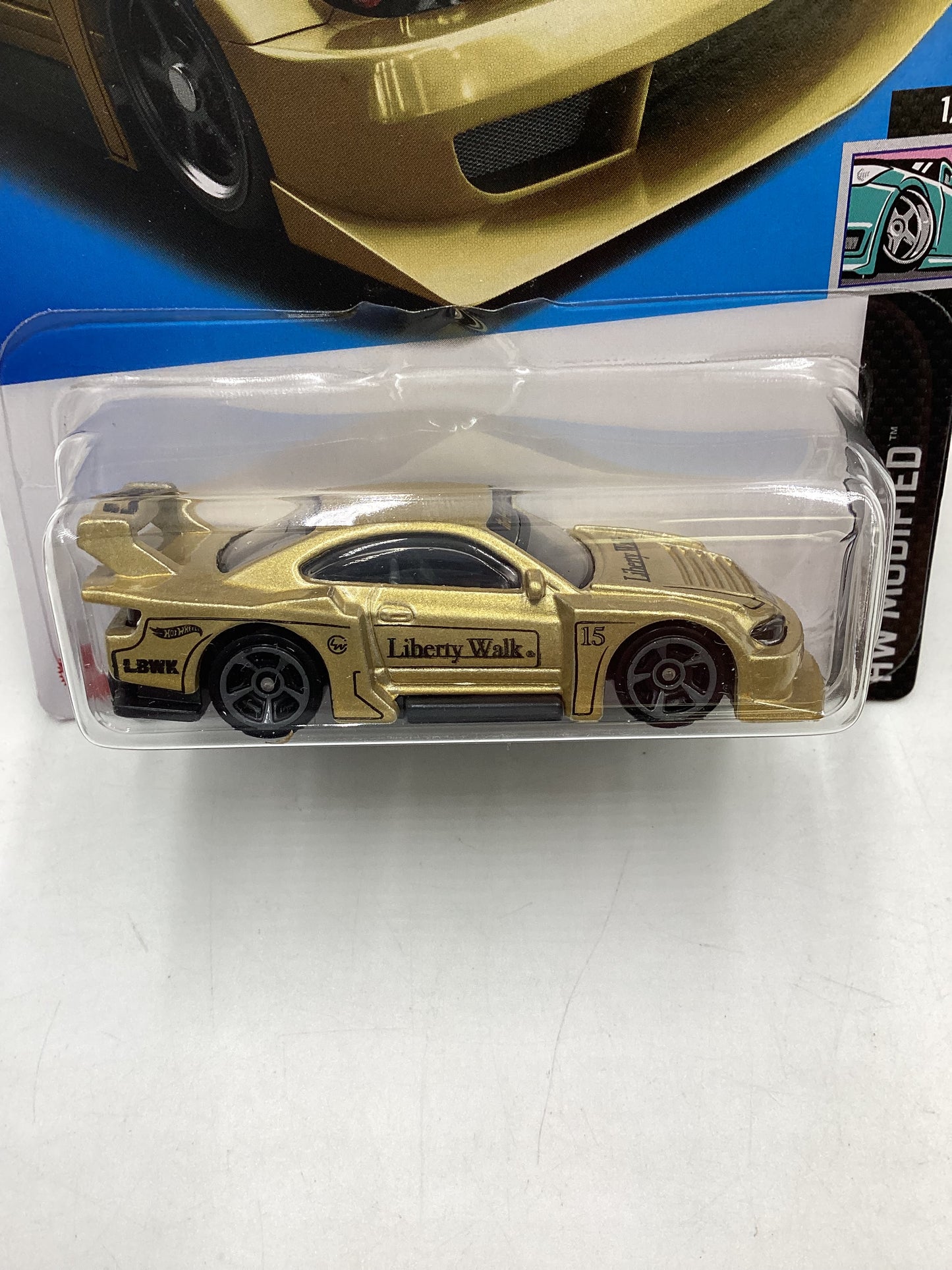 2023 Hot wheels #017 Gold LB Super Silhouette Nissan Silvia S15 83D