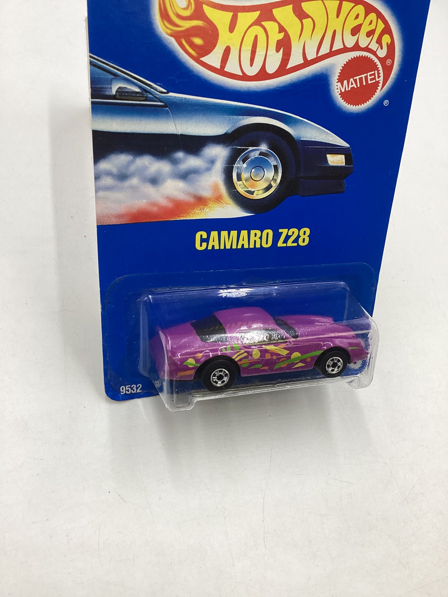 Hot Wheels Blue Card Collector No. 033 Speed Points Purple Camaro Z28 240A