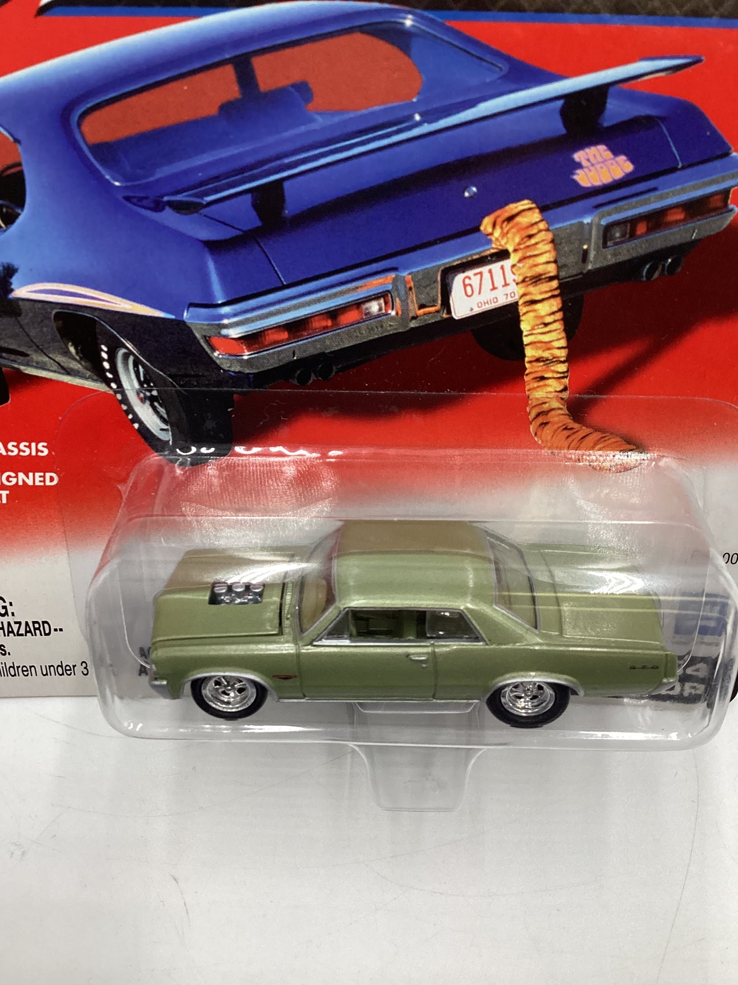 Johnny Lightning Pontiac GTO 1964 Hardtop Green 185C