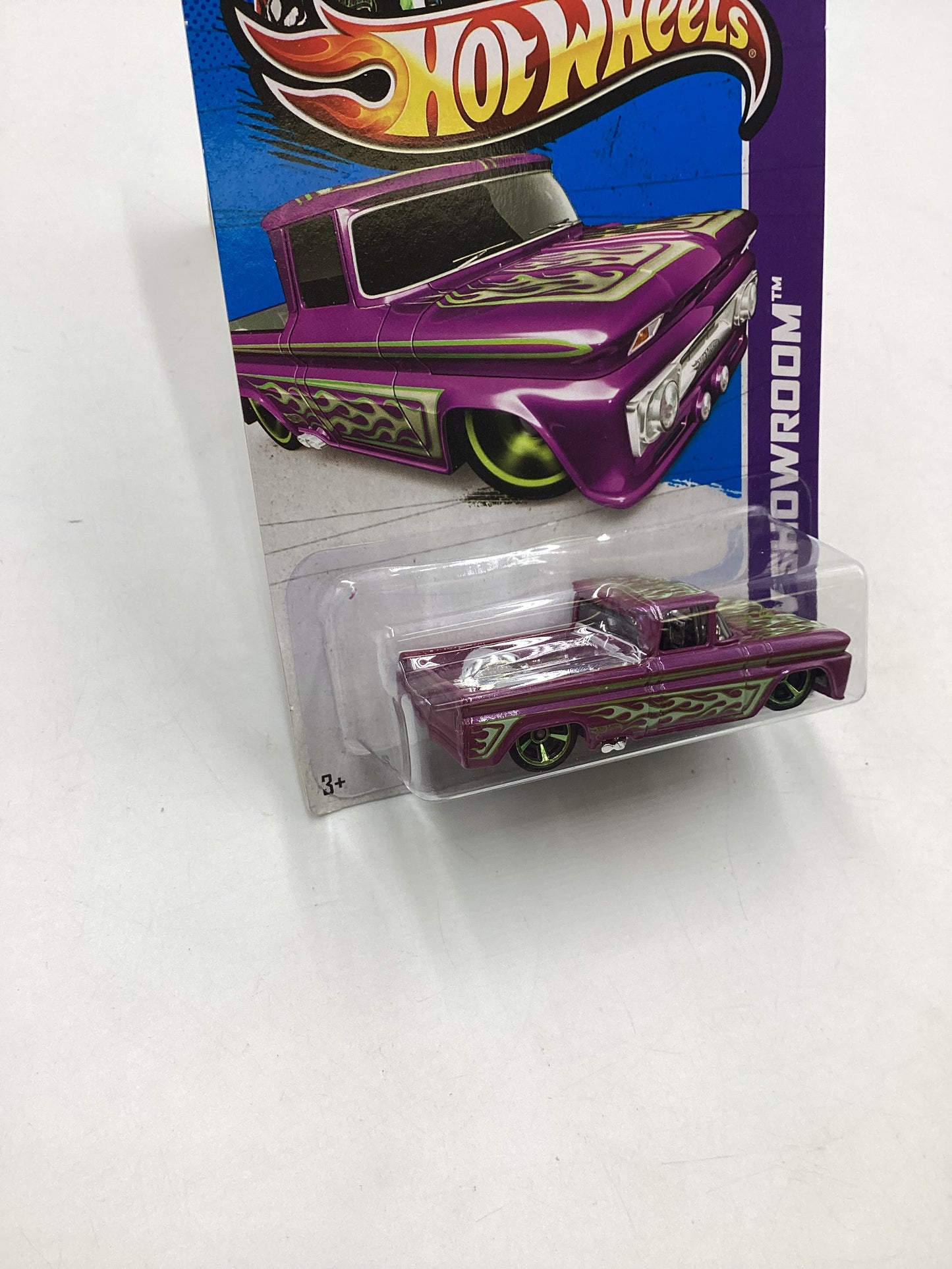 2013 HW Showroom #162 Custom 62 Chevy Purple (US Card) 17B