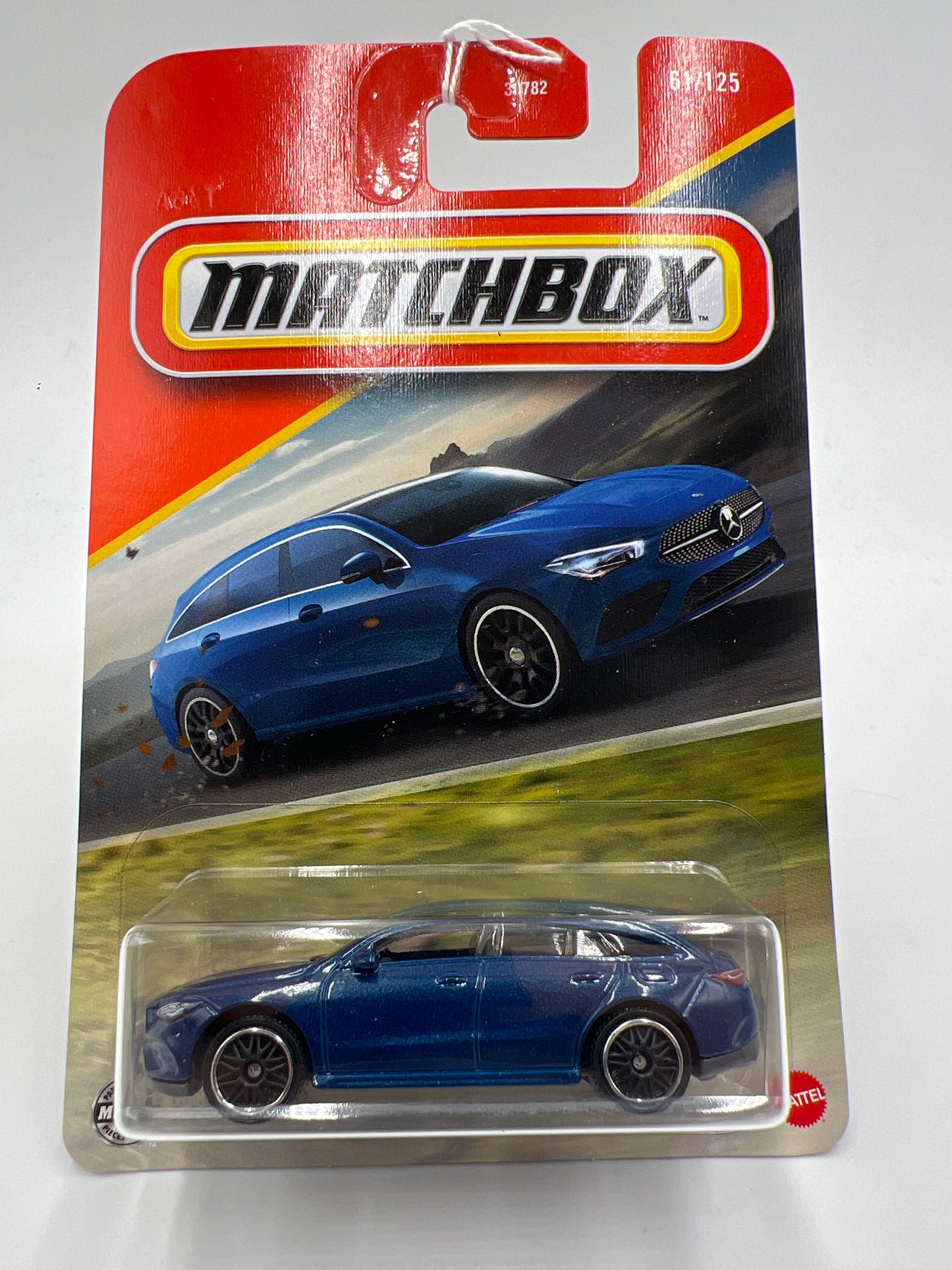 2025 Matchbox #61 2020 Mercedes-Benz CLA Shooting Brake Blue 214C