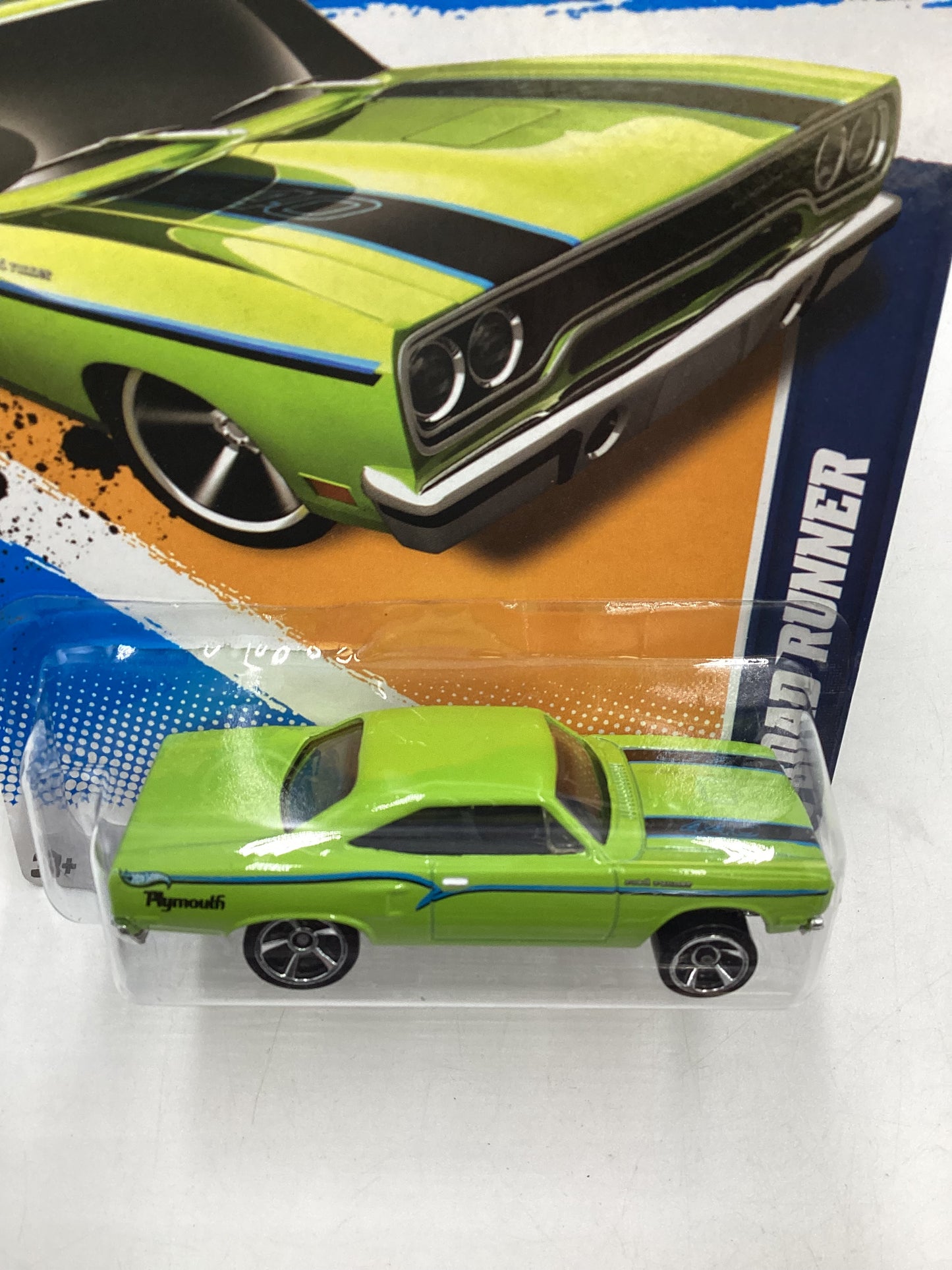 2012 Hot Wheels Muscle Mania Mopar #89 70 Road Runner Lime Green 39E