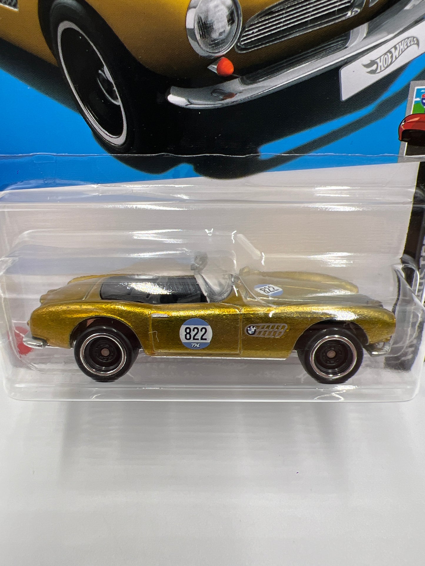 2024 Hot Wheels Super Treasure Hunt #67 BMW 507 Gold W/Protector