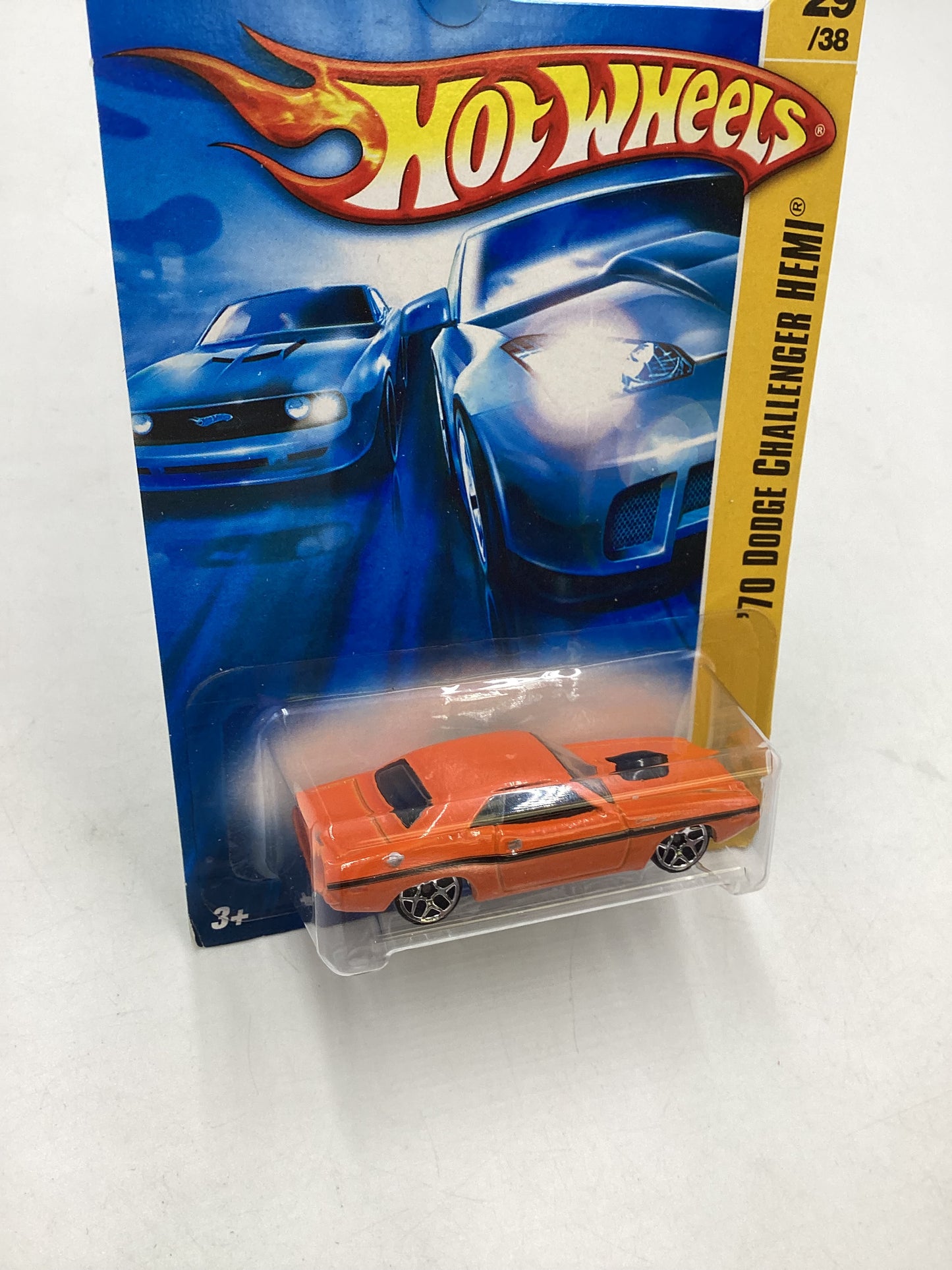 2007 Hot Wheels #029 Orange 70 Dodge Challenger Hemi 42D