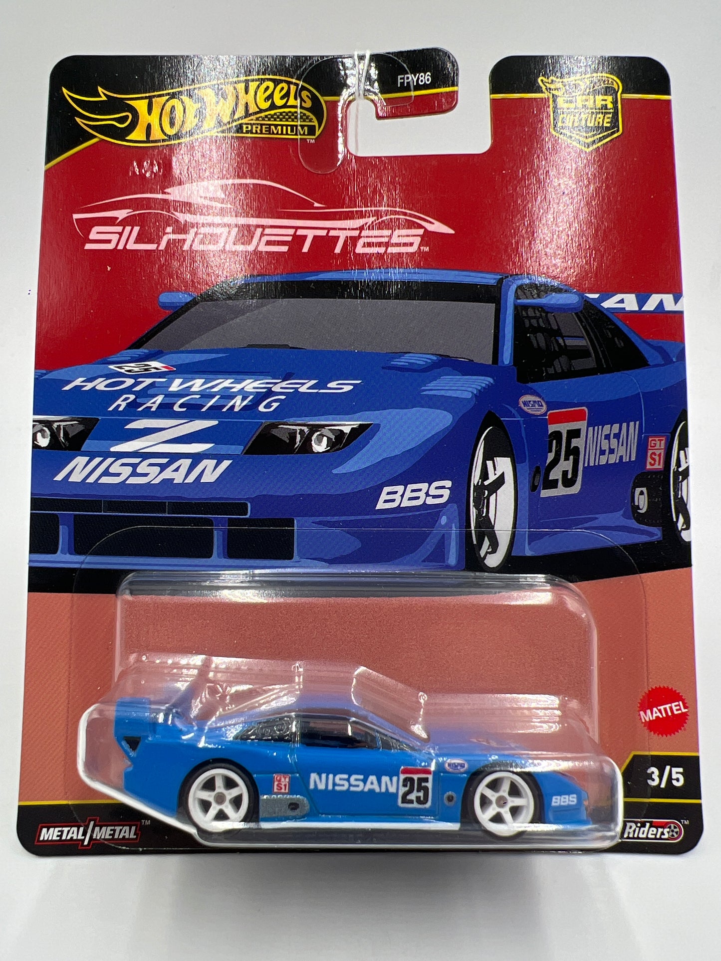 Hot Wheels Premium Car Culture Silhouettes #3 Nissan 300ZX Blue 257C