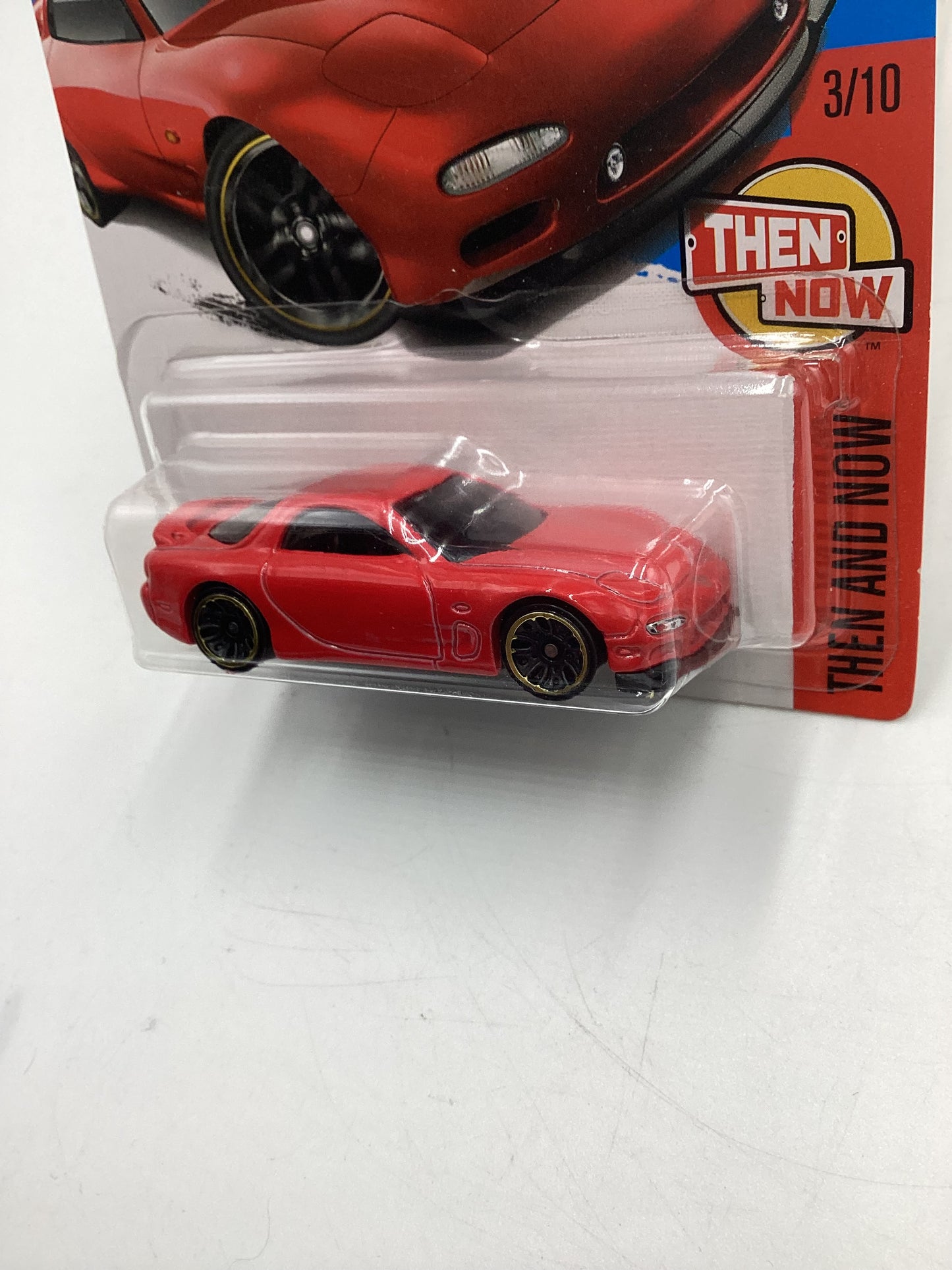 2017 Hot Wheels Then and Now 95 Mazda RX-7 Red Kmart Exclusive 234C