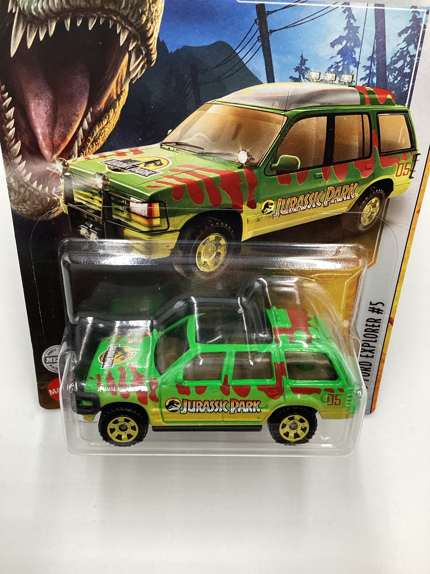 2022 Matchbox Jurassic World Domination 93 Ford Explorer #5 Green 163B