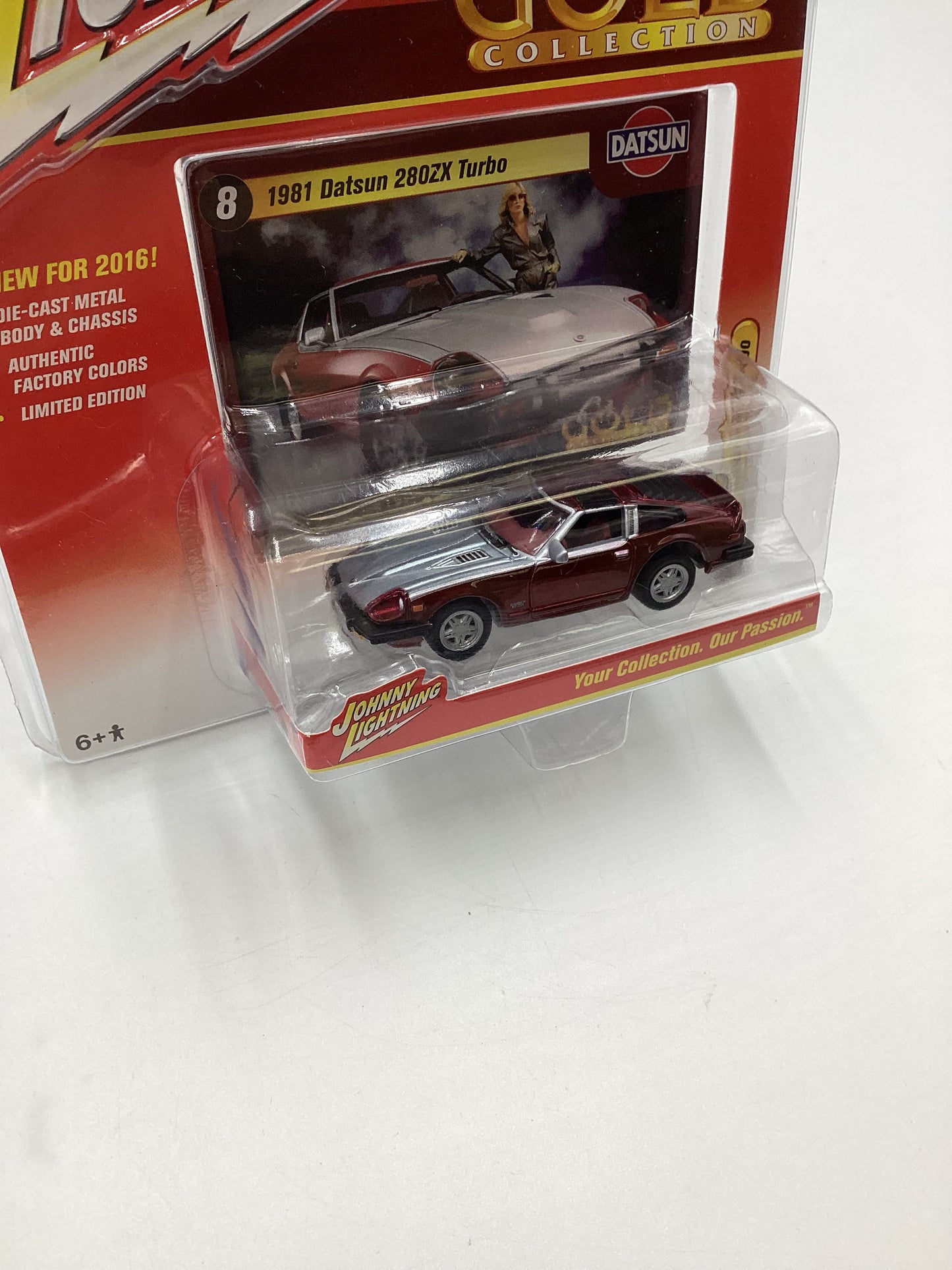 Johnny Lightning Classic Gold #8 1981 Datsun 280ZX Turbo Red 220A