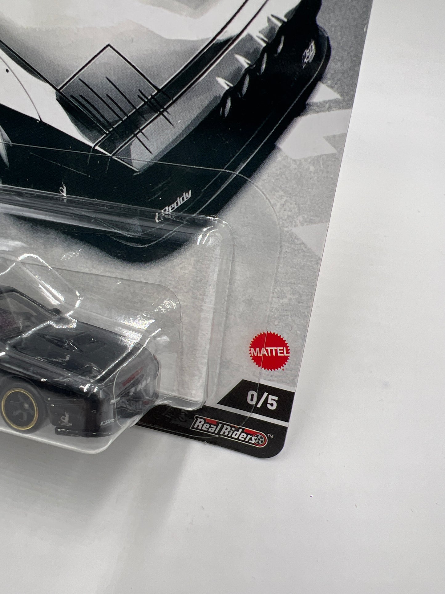 Hot Wheels Premium CHASE Ronin Run #0 Mazda RX7 FC Pandem Black W/Protector