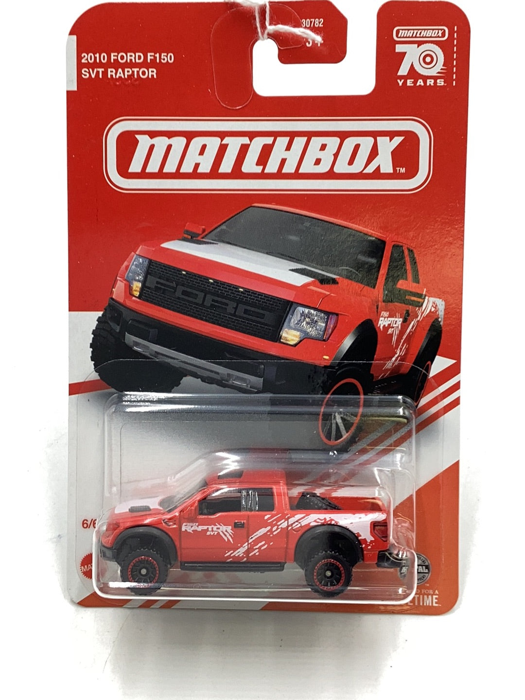 2024 Matchbox 6/6 2010 Ford F150 SVT Raptor Target Red