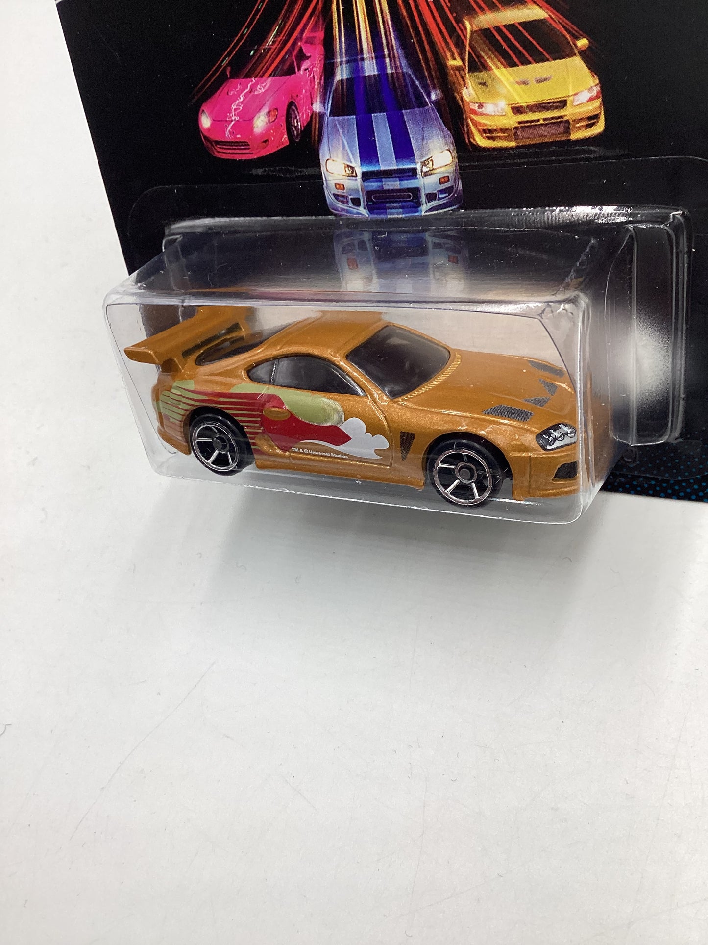 2014 Hot Wheels Fast & Furious #2 94 Toyota Supra with protector