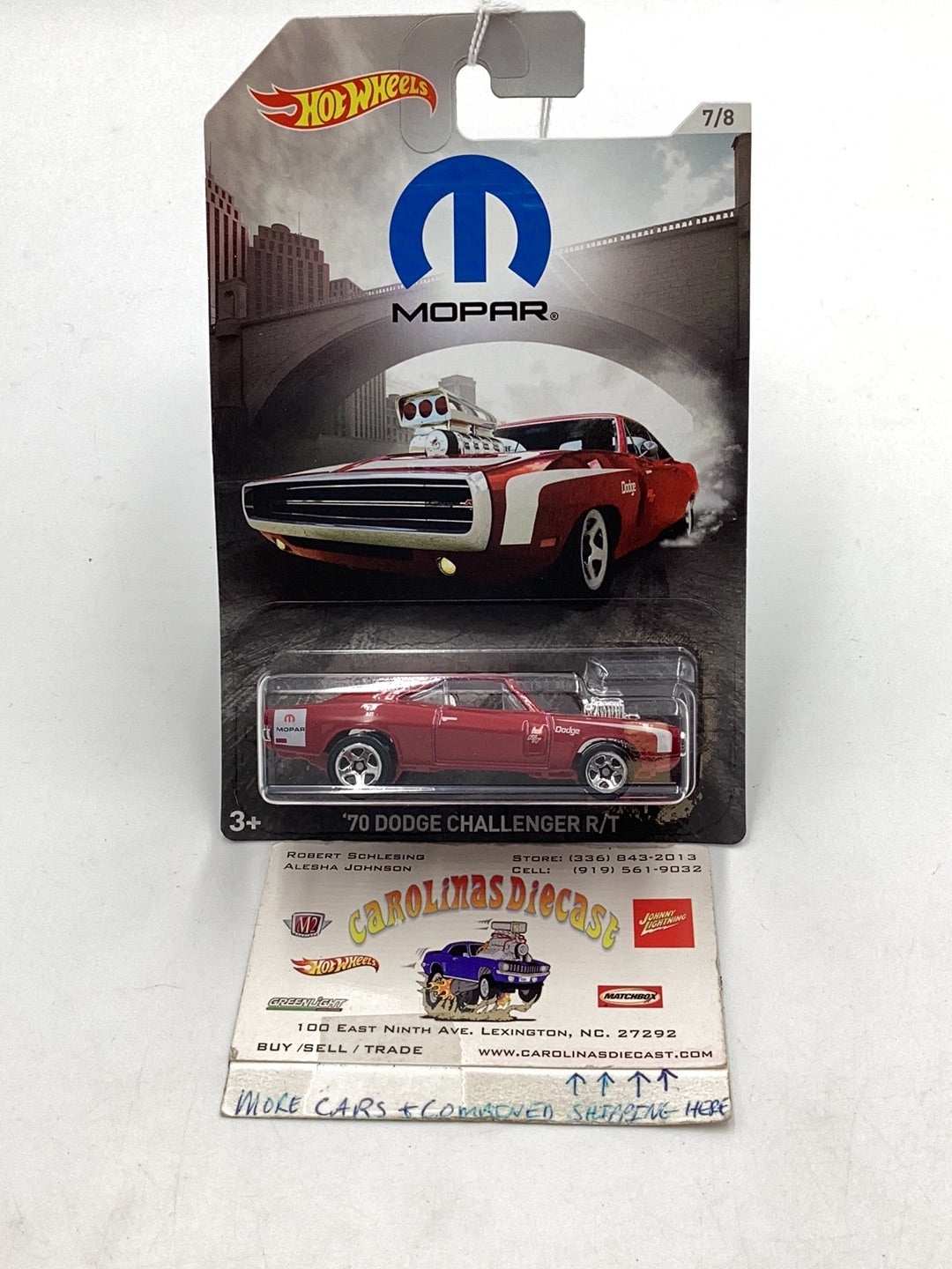 Hot wheels Mopar series 7/8 70 Dodge Challenger R/T 150H