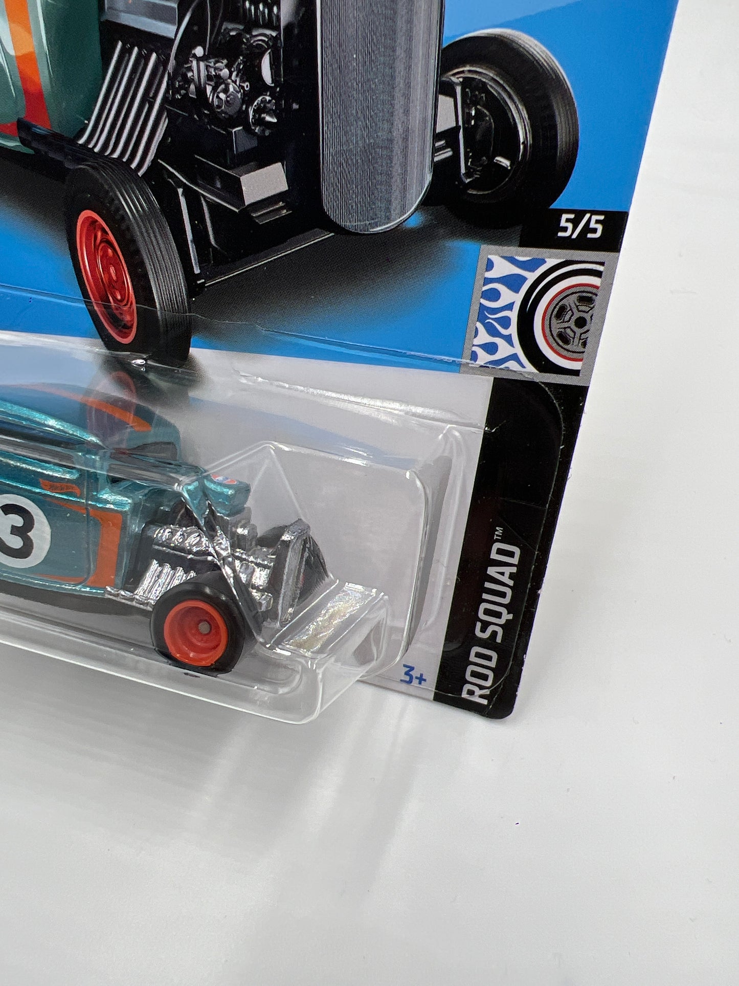 2022 Hot Wheels Super Treasure Hunt #237 32 Ford Gulf Blue W/Protector