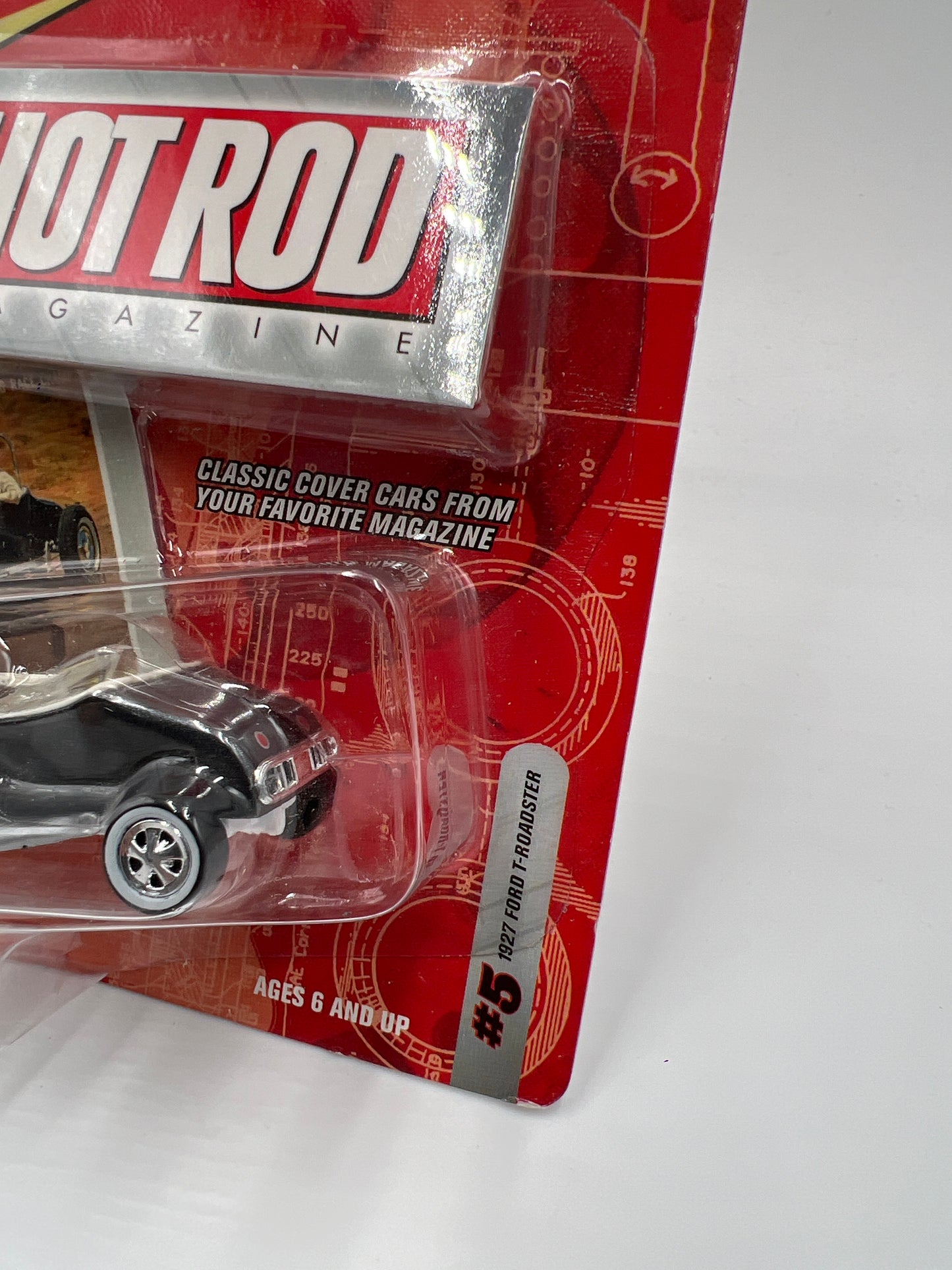 Johnny Lightning White Lightning Chase Hot Rod Magazine #5 1927 Ford T-Roadster Black