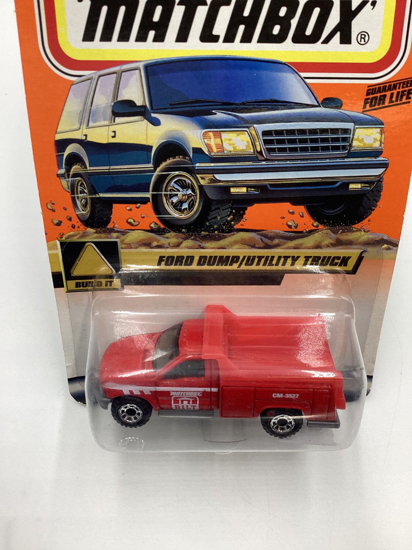 2000 Matchbox #91 Ford Dump/ Utility Truck Red 210C