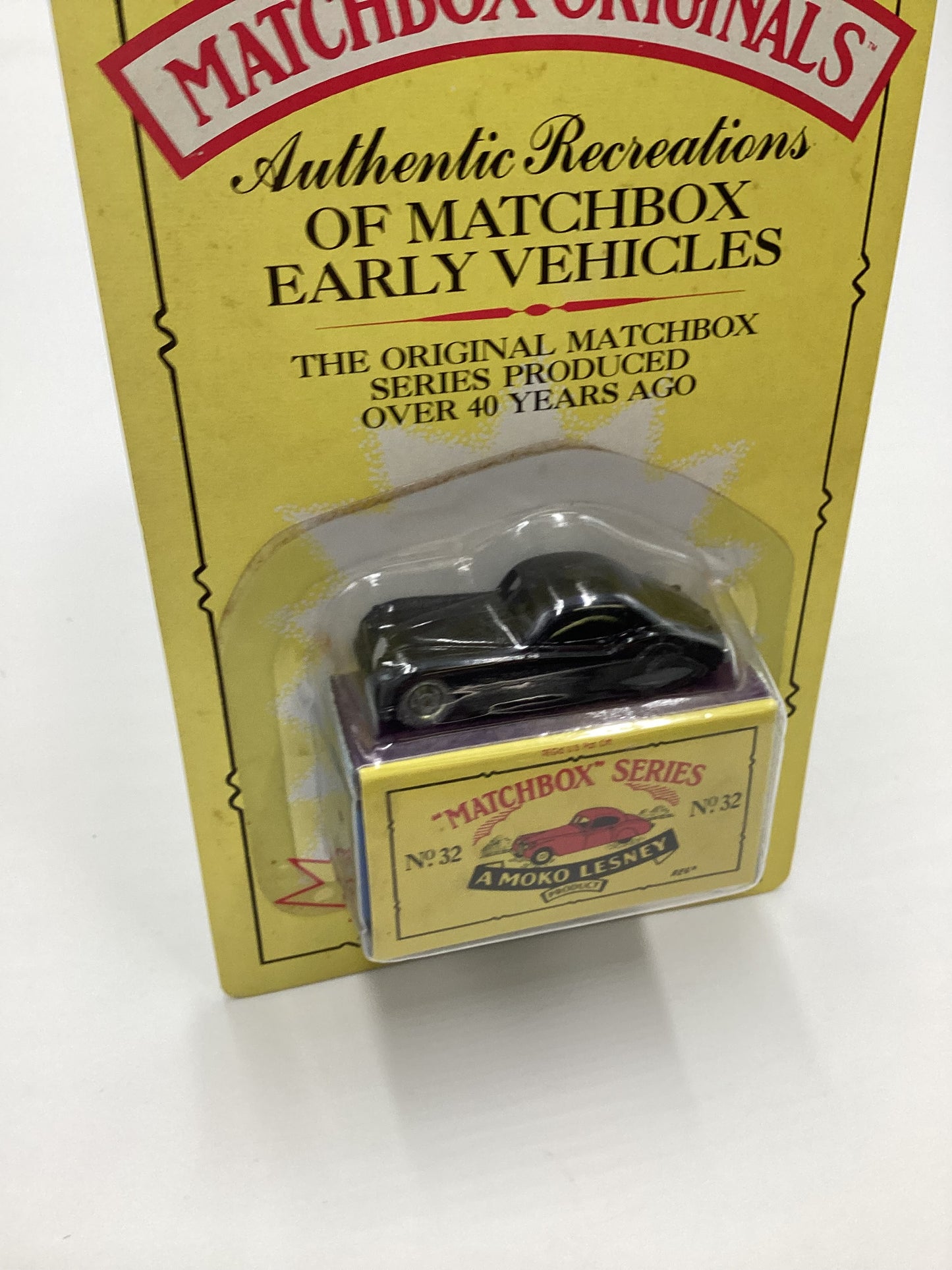 1992 Matchbox Originals No. 32 Jaguar XK 140 Black (SR)