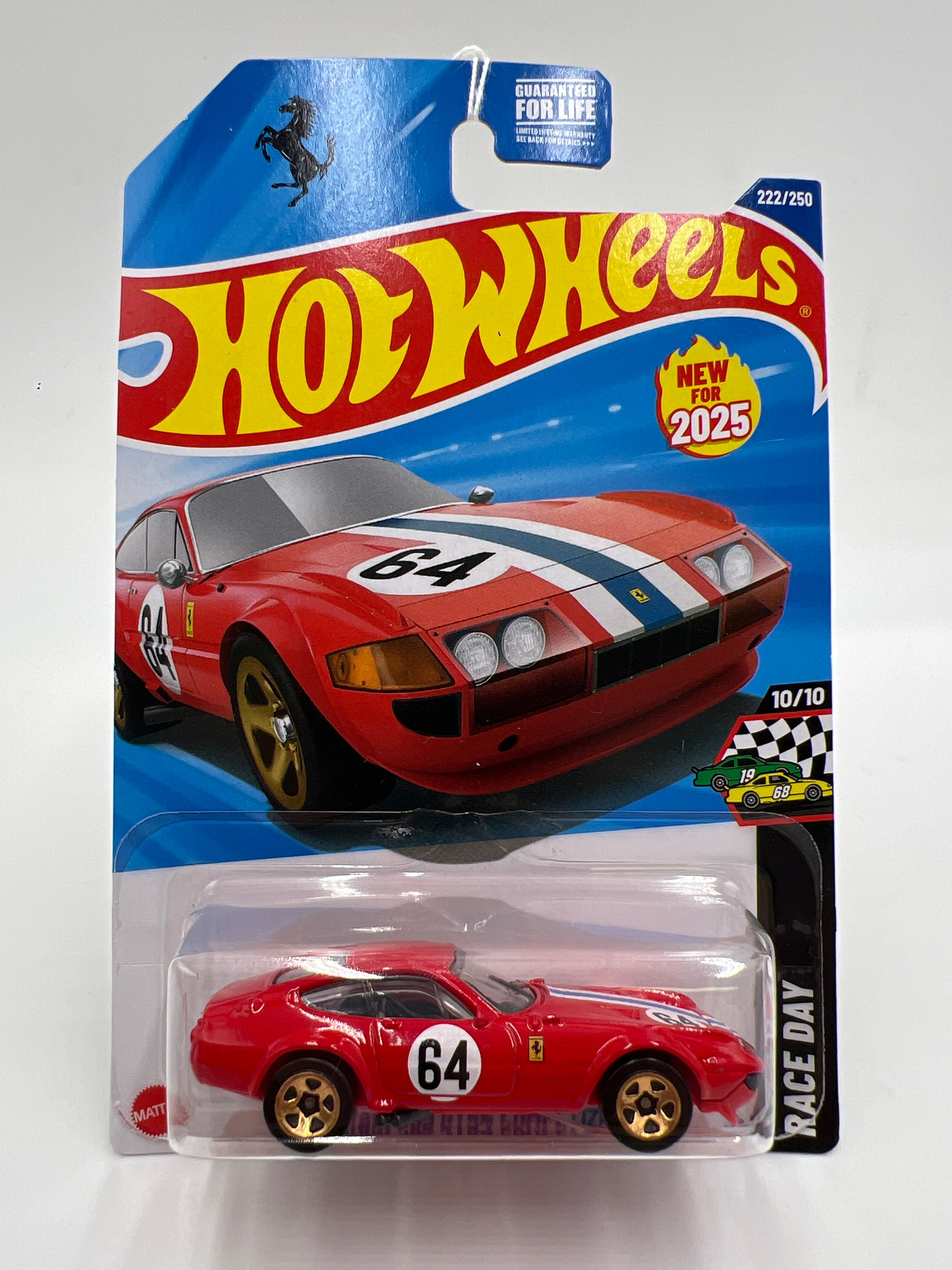 2025 Hot Wheels L Case Race Day #222 Ferrari 365 GTB4 Competizione