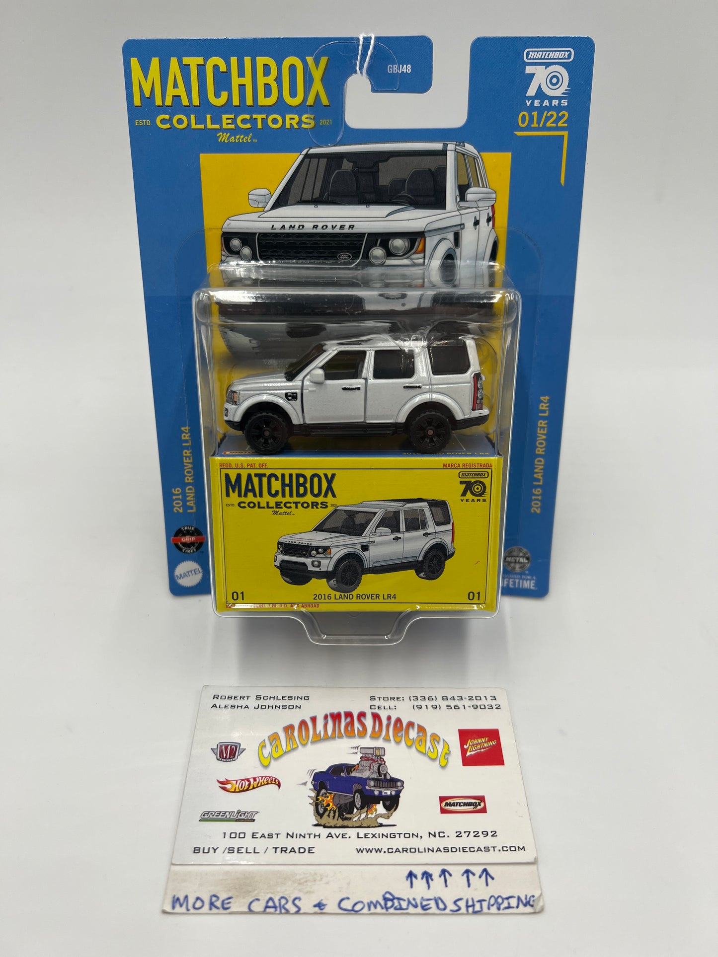 Matchbox Collectors #1 Land Rover LR4 White 169A