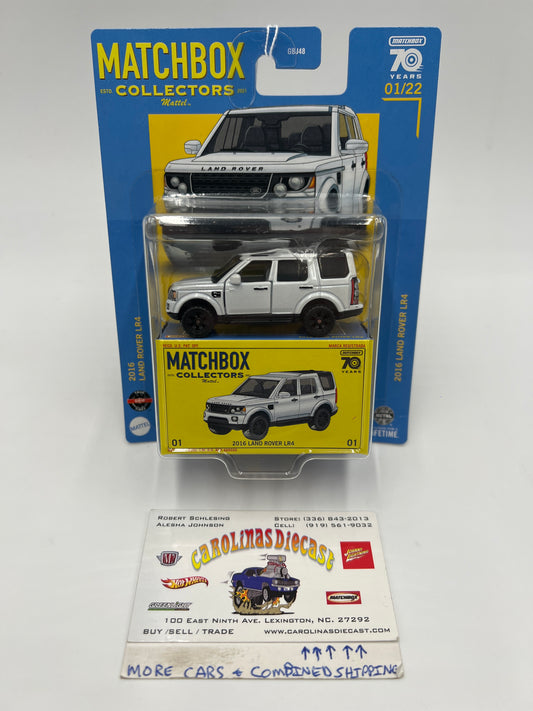 Matchbox Collectors #1 Land Rover LR4 White 169A