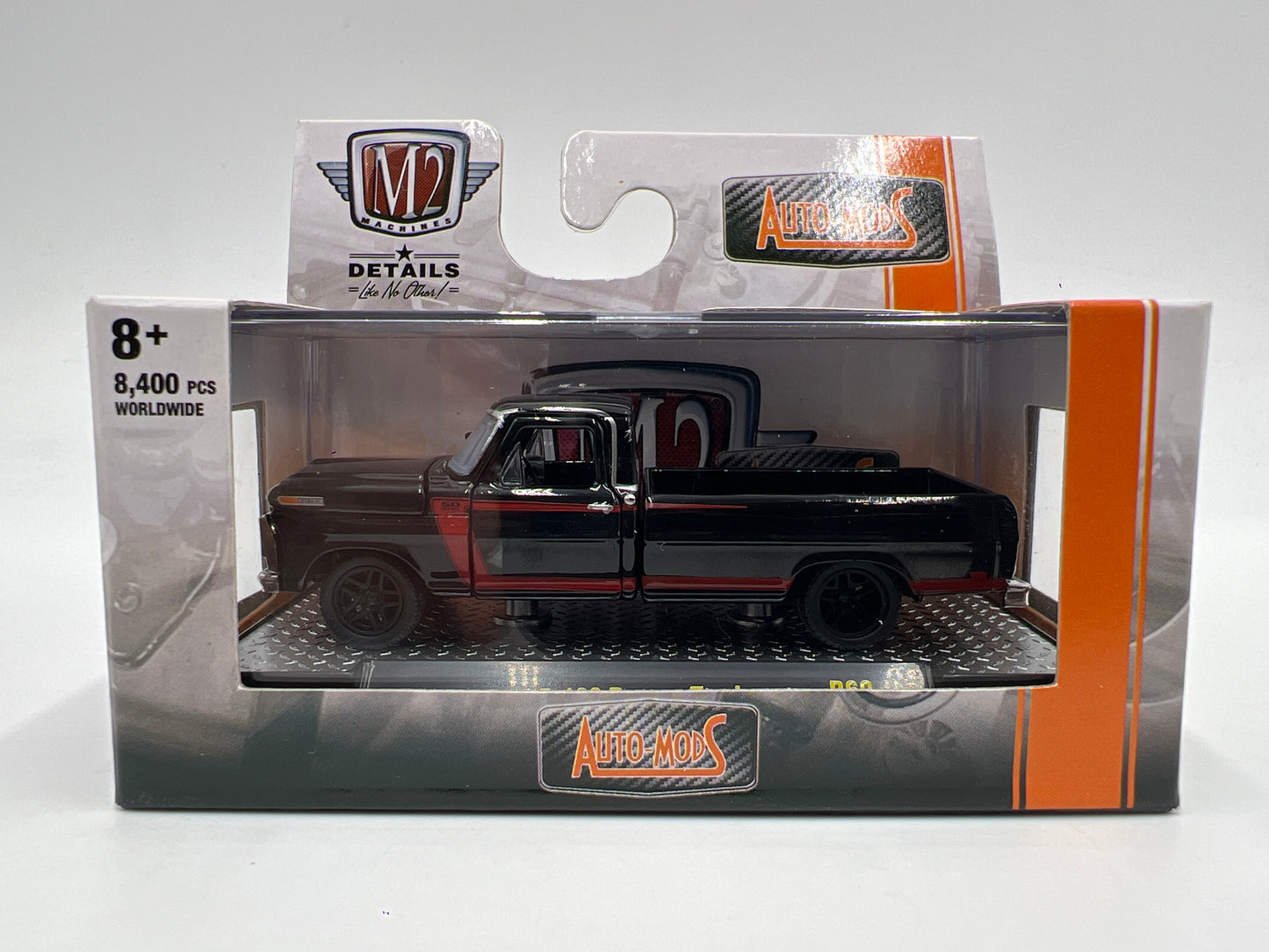M2 Machines Auto Mods 1969 Ford F-100 Ranger Truck Black R60