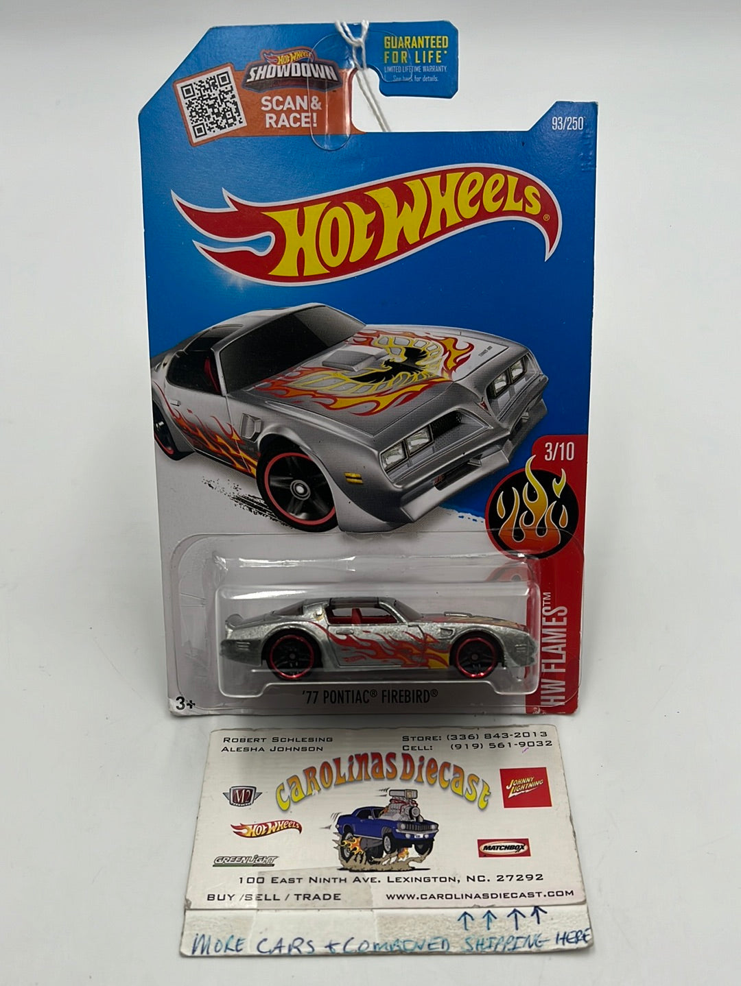 2016 Hot Wheels Zamac ‘77 Pontiac Firebird 93/250 146G