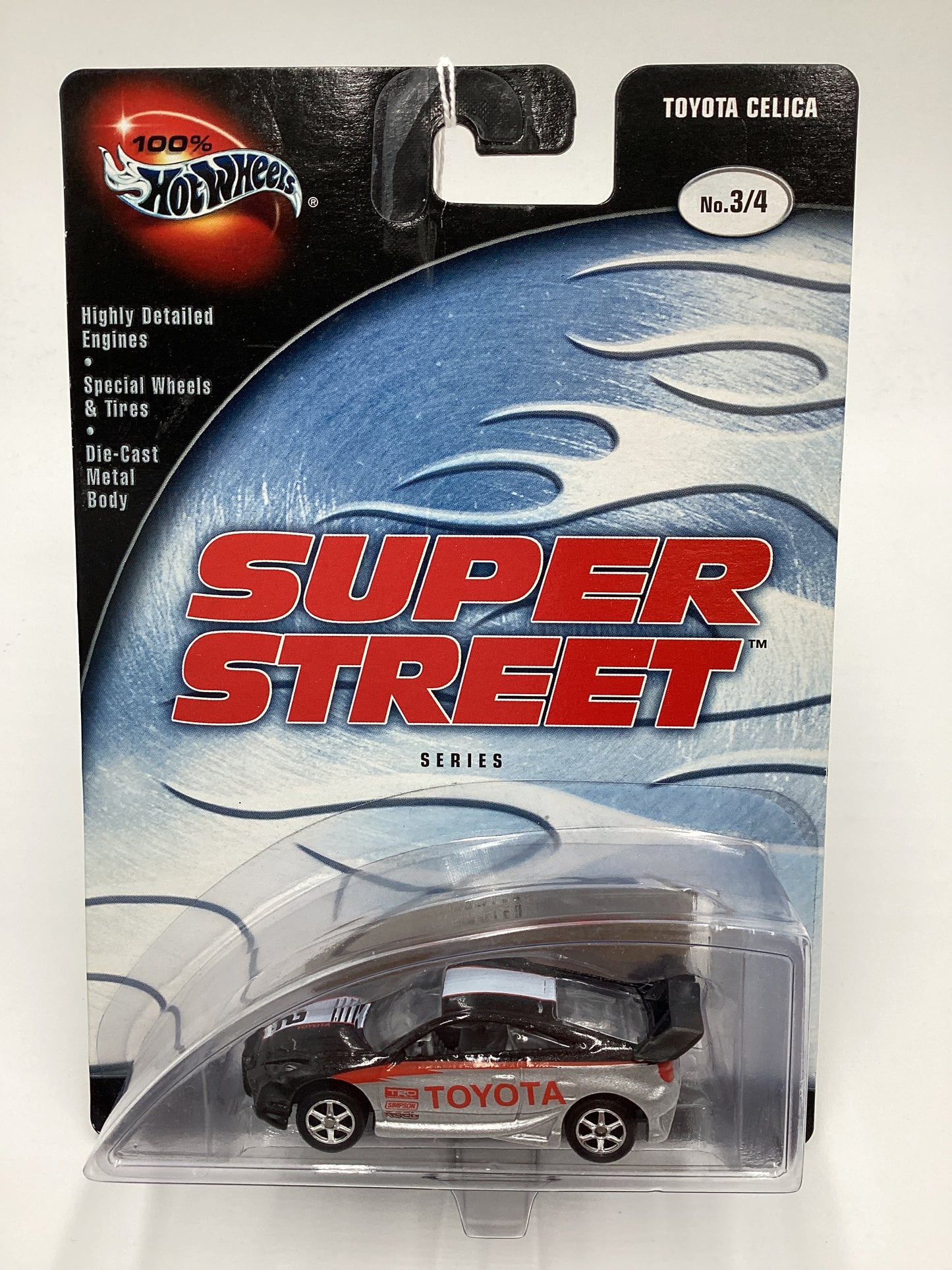 Hot Wheels 100% Super Street #3 Toyota Celica Black/Silver 242G