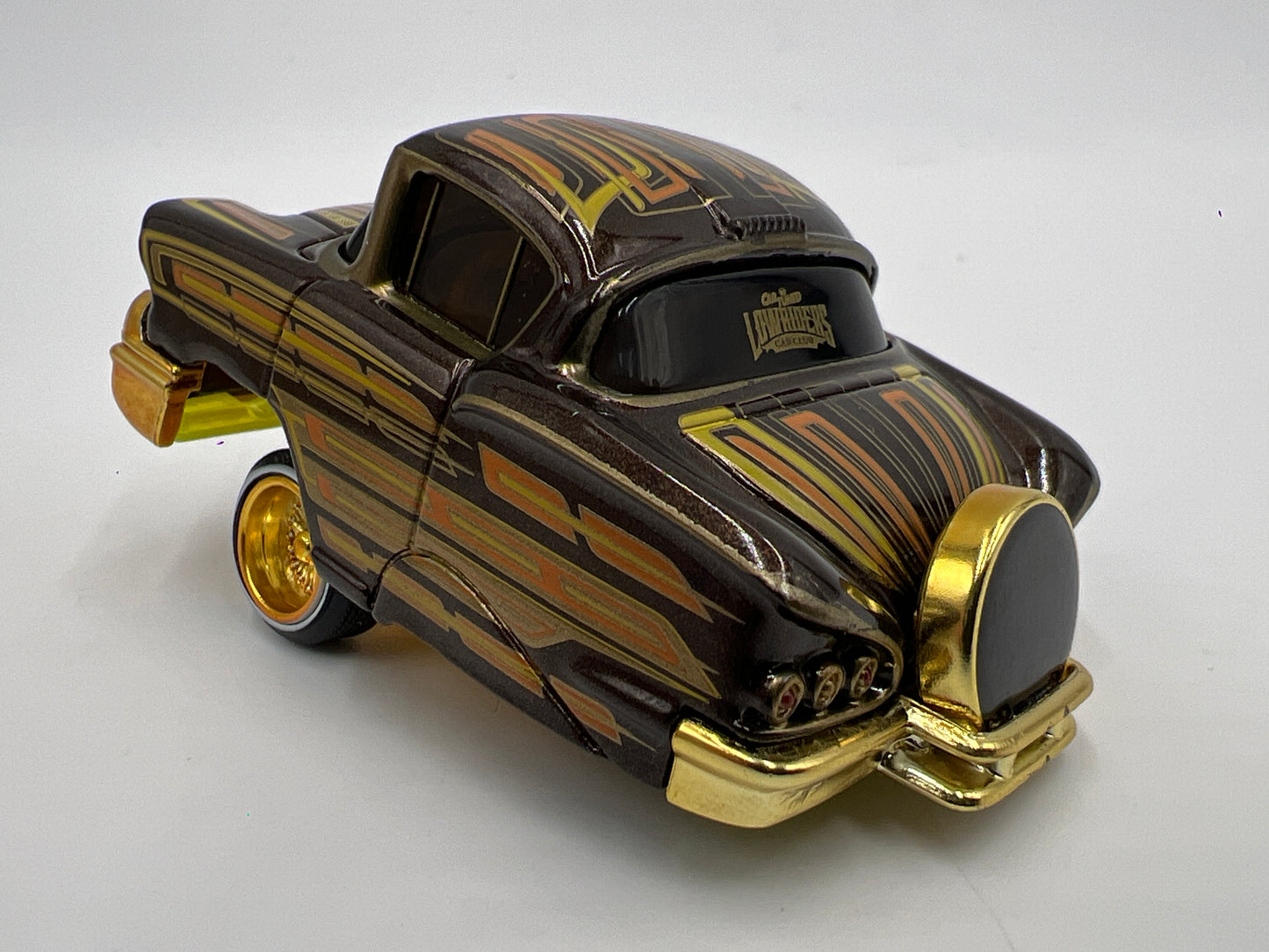 MGA Car Tuned Series 1 Show Glow Lowriders #4 58 Chevy Impala Black/Gold