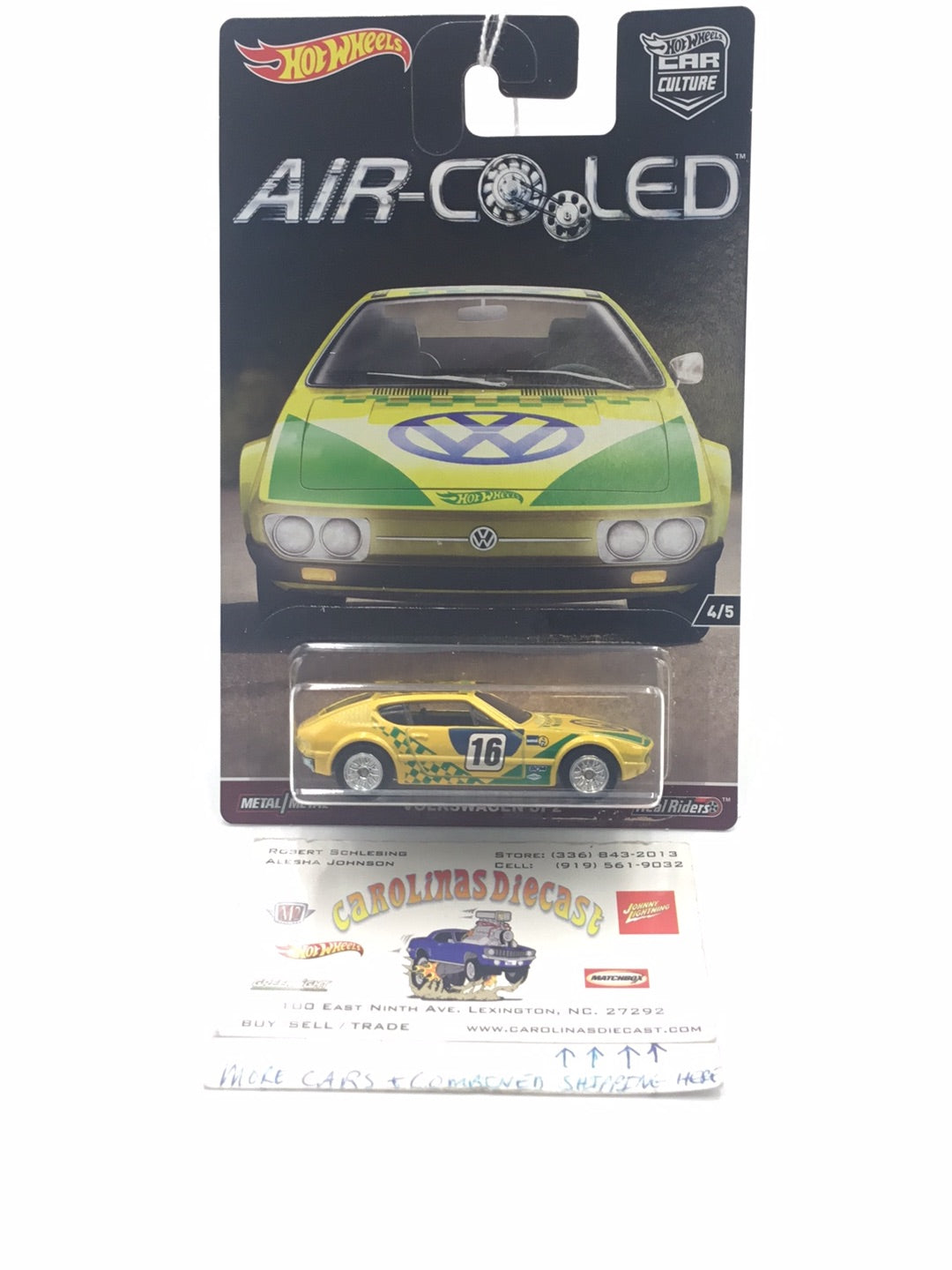 Hot wheels car culture air cooled Volkswagen SP2 #4 270G