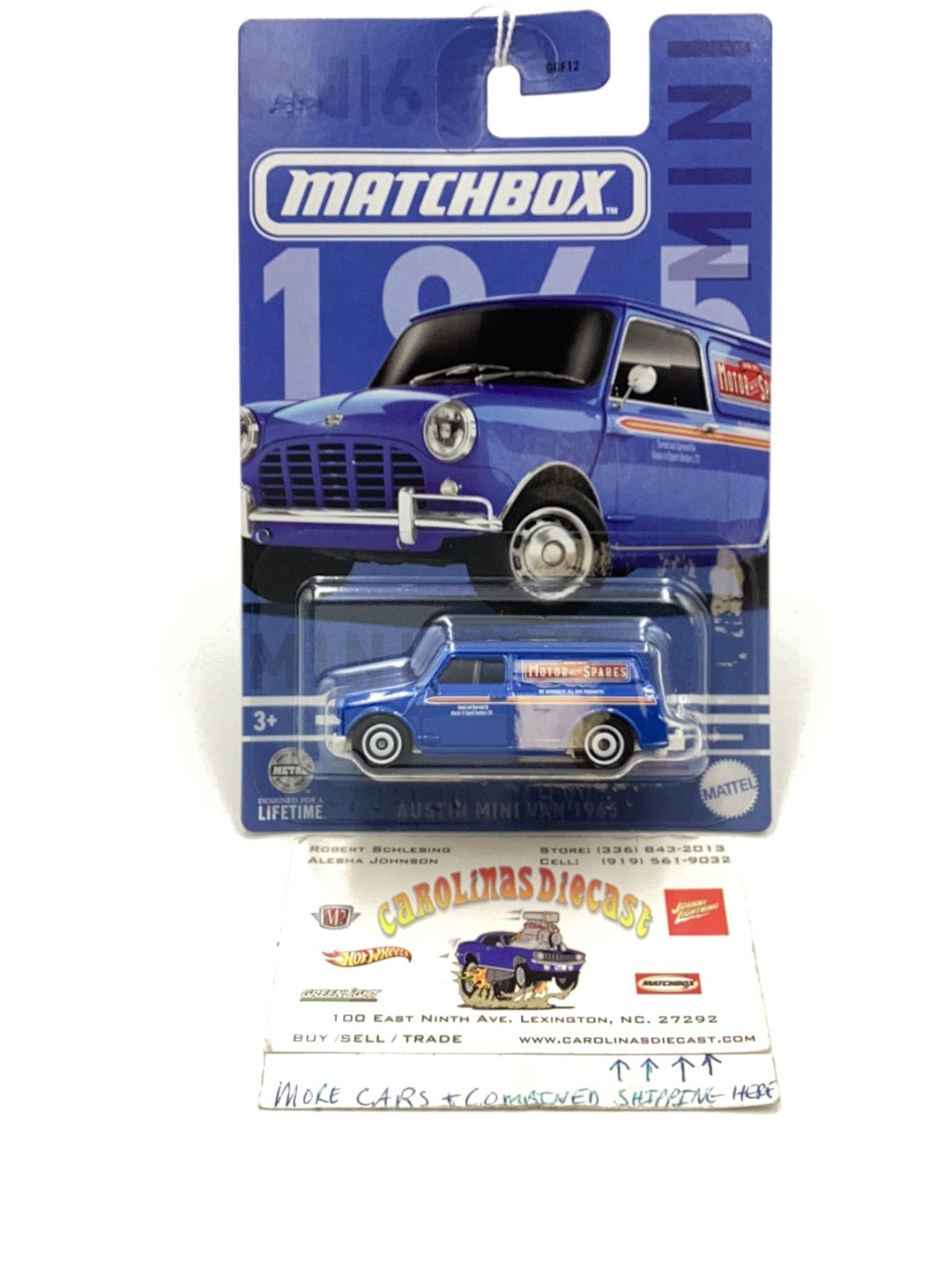 2024 Matchbox 1965 Austin Mini Van 2/6 Walmart Exclusive 161K