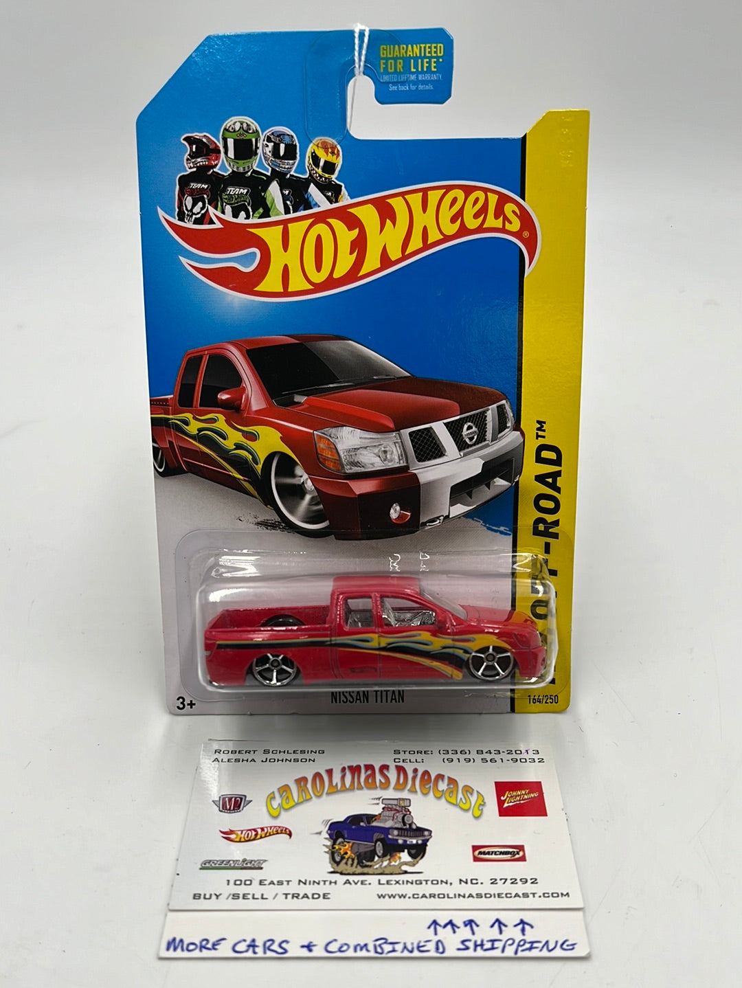 2013 Hot Wheels #164 2013 HW Off-Road Nissan Titan *Soft Corners* 80A